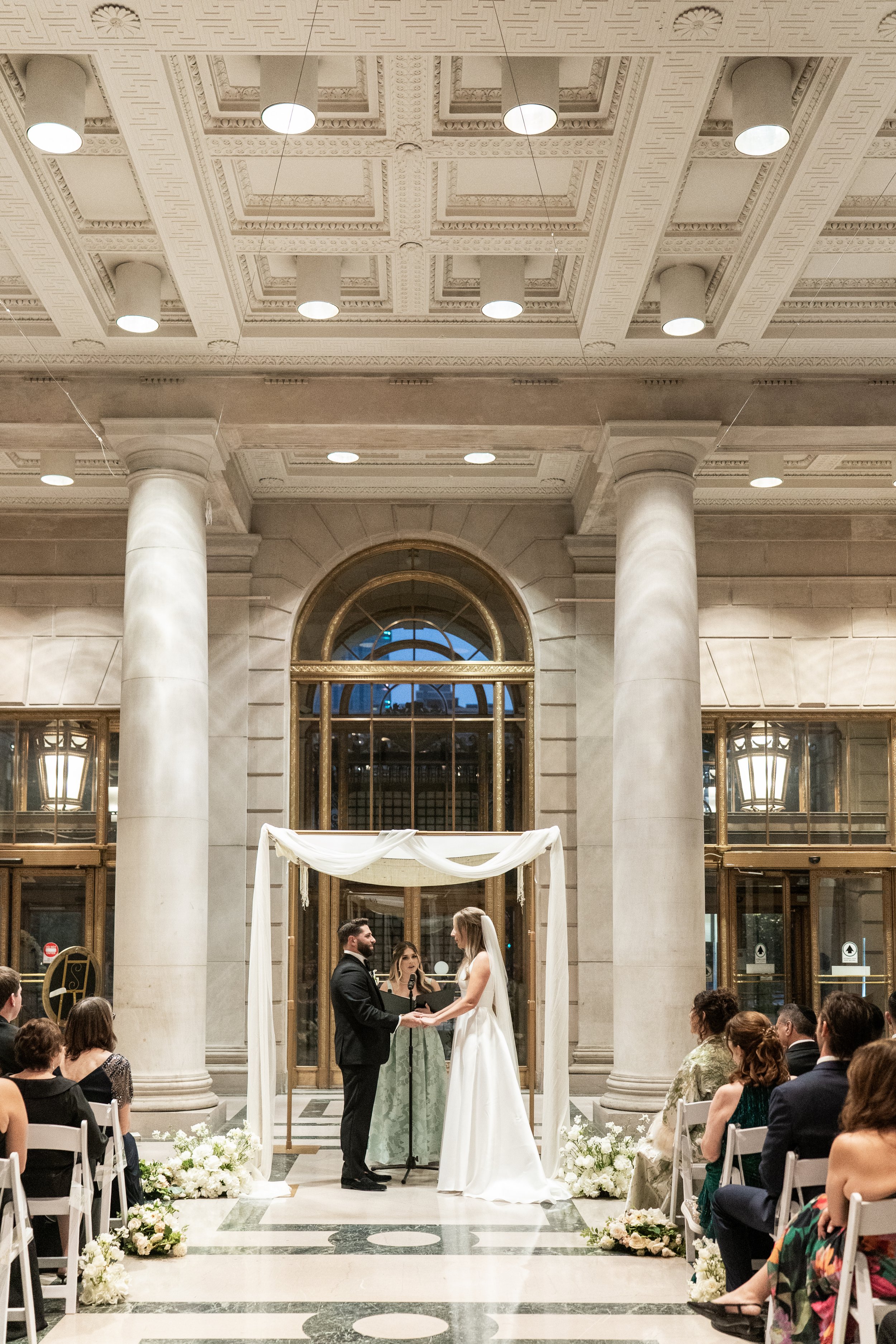 Photo: M2 Photography / Florals: Something Borrowed Blooms / Venue: The Free Library of Philadelphia