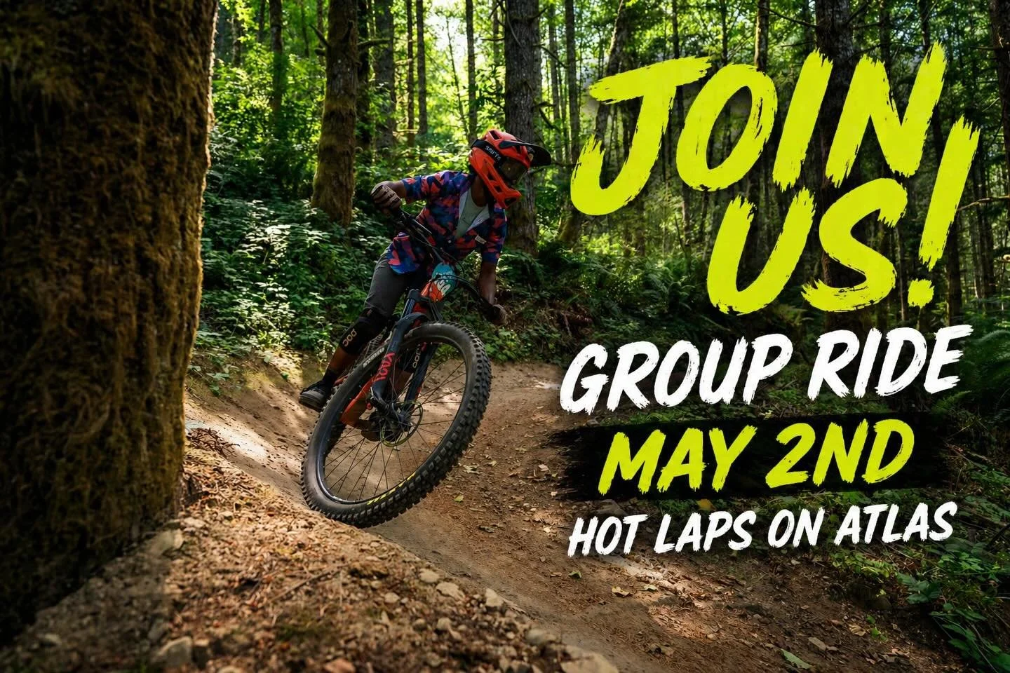 First group vibes&hellip;coming in HAWT🔥

THIS SATURDAY, May 2nd join us for some casual hot laps on Atlas&mdash;flowy, techy, and all about getting those reps in ahead of Sturdy Dirty this July. 

Sign up with the 🔗 in bio THEN meet us Saturday at