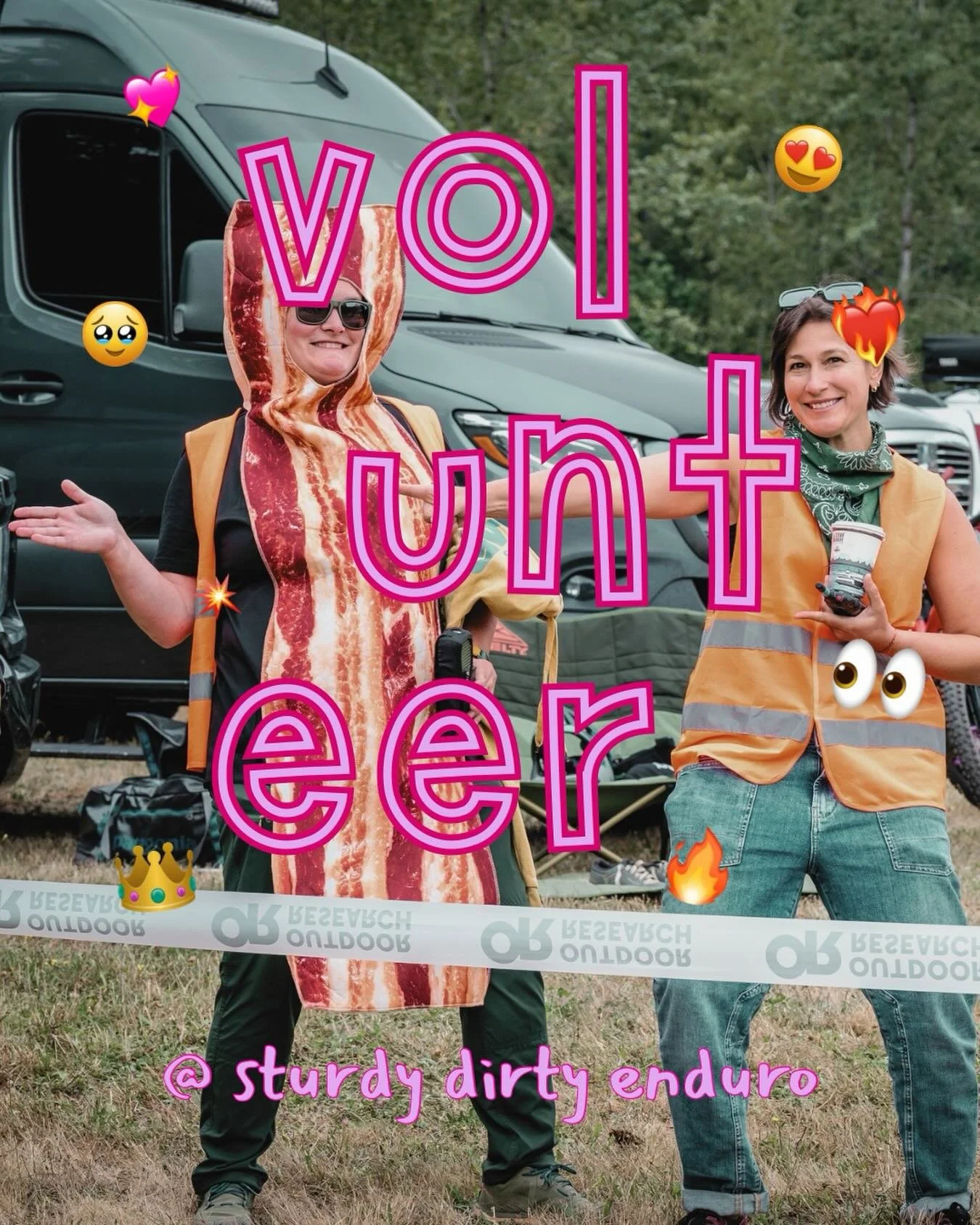 caught in 4K trying to use Gen Z slang to announce that sturdy dirty volunteer signups are LIVE

did we eat? or is this cap? peep the 🔗 in bio

&mdash; signed a very basic millennial who likes bikes