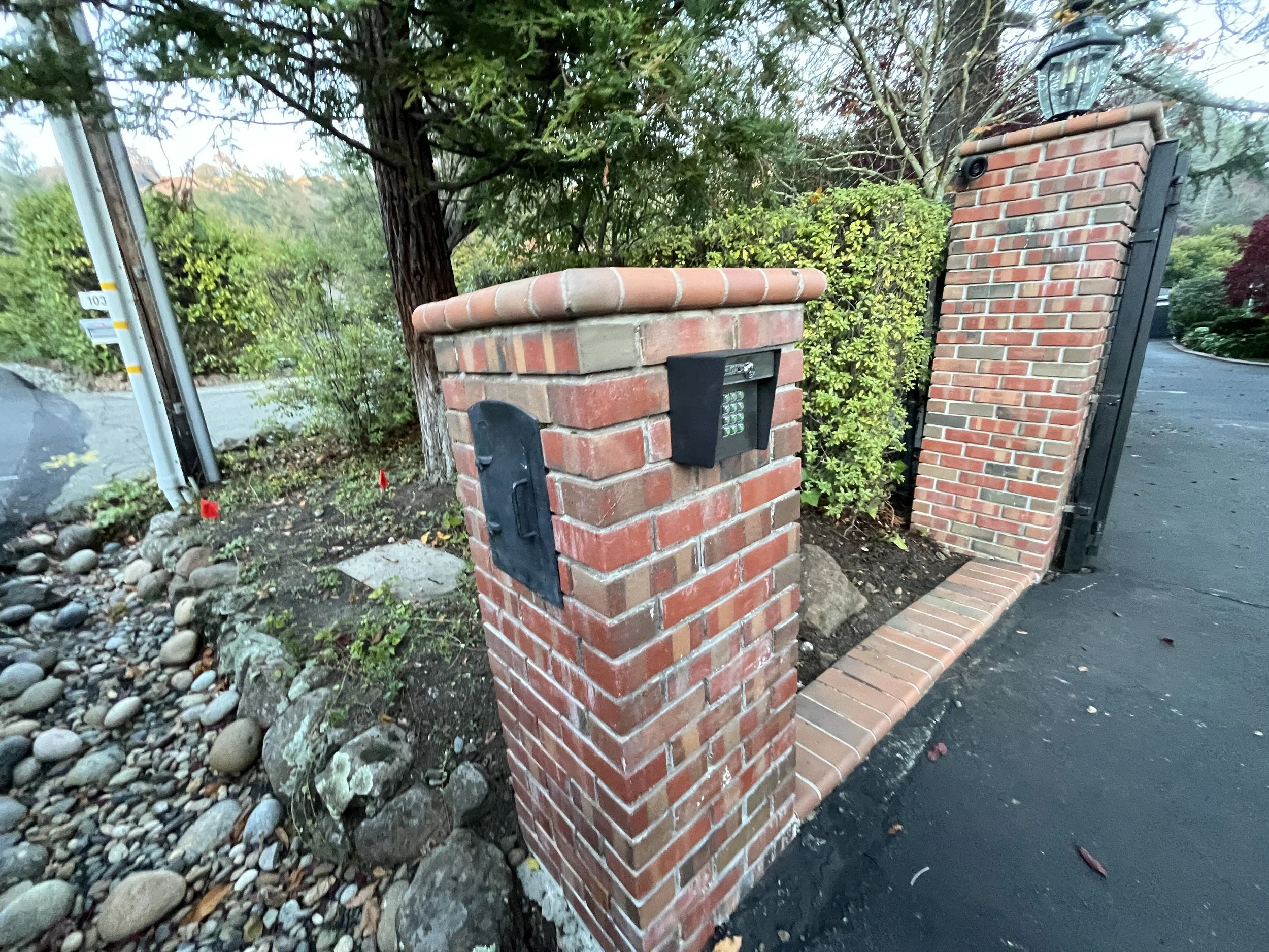 R&S Concord installed a new Door King keypad for entry gate in Lafayette, CA