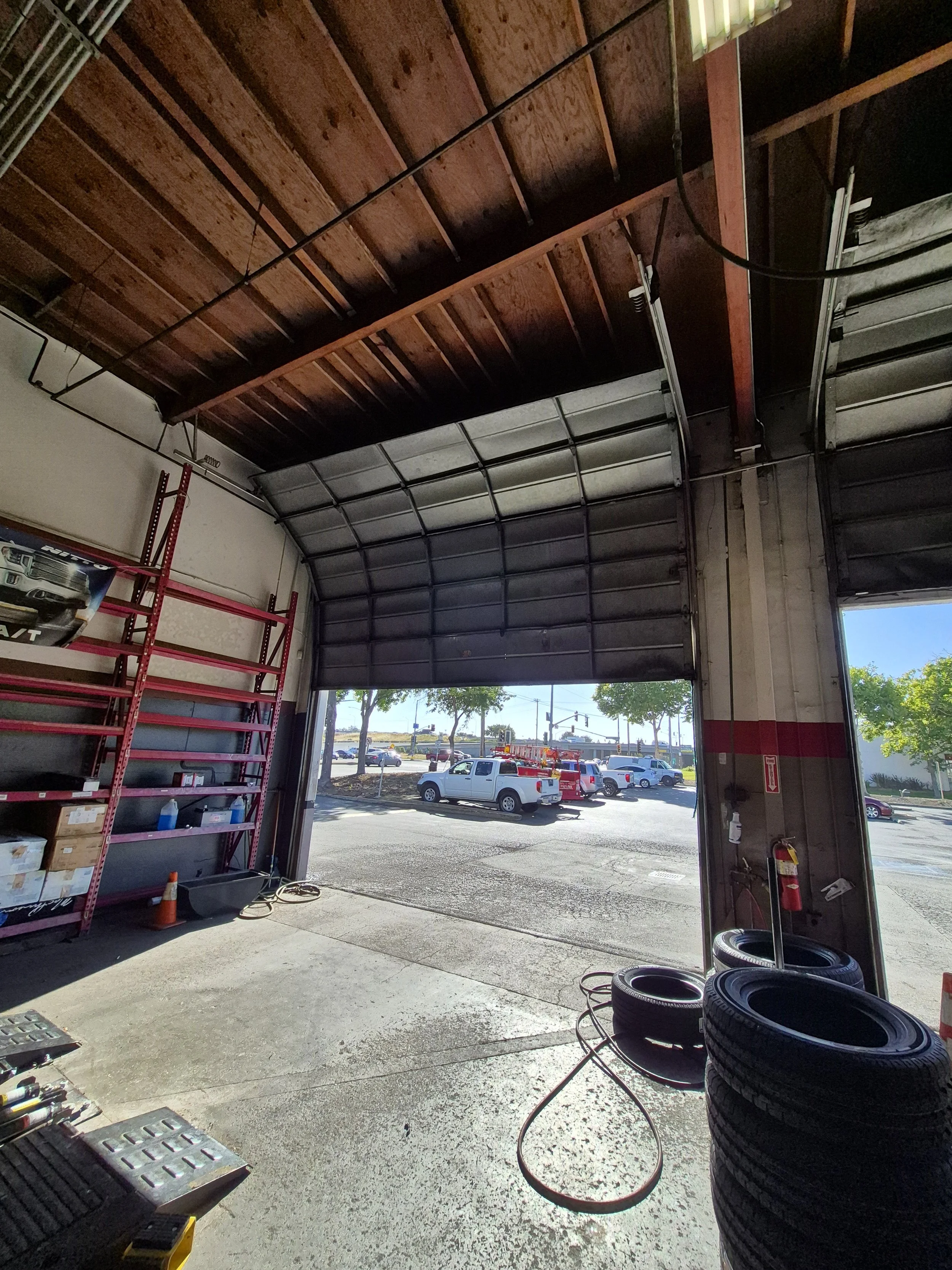 R&S Concord repaired a sectional door off track in Concord, CA