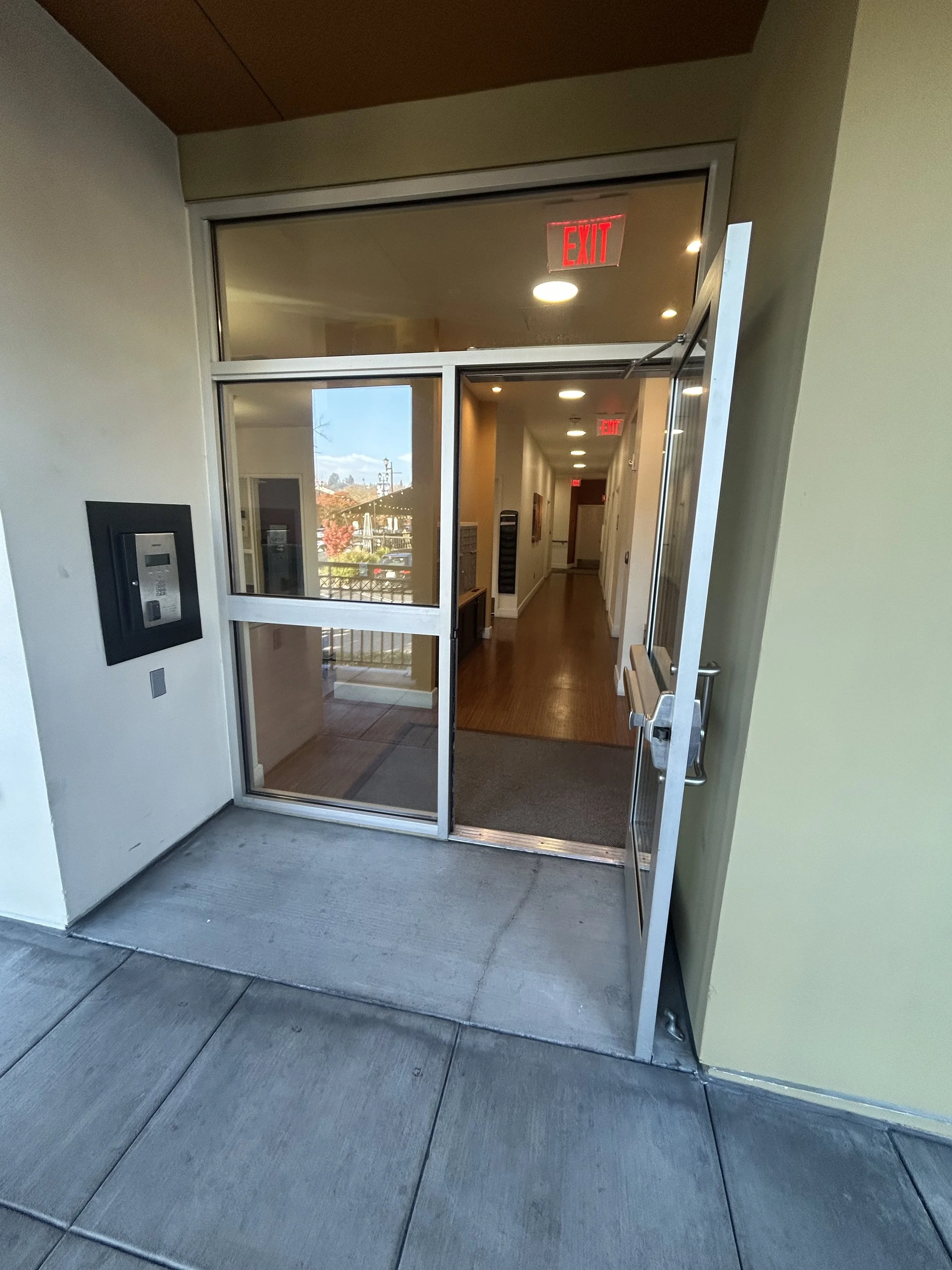 ADA entry door repaired by R&S Concord in Lafayette, CA