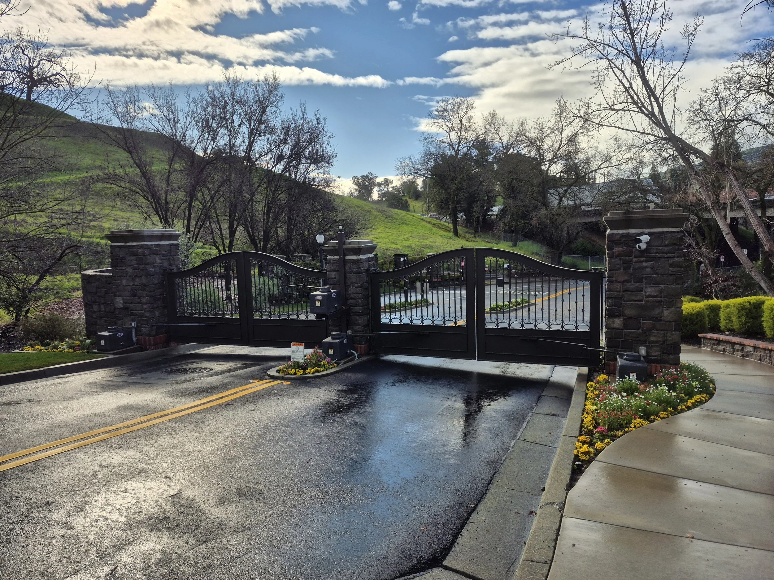 R&S Concord installed gate preventative maintenance for apartment complex