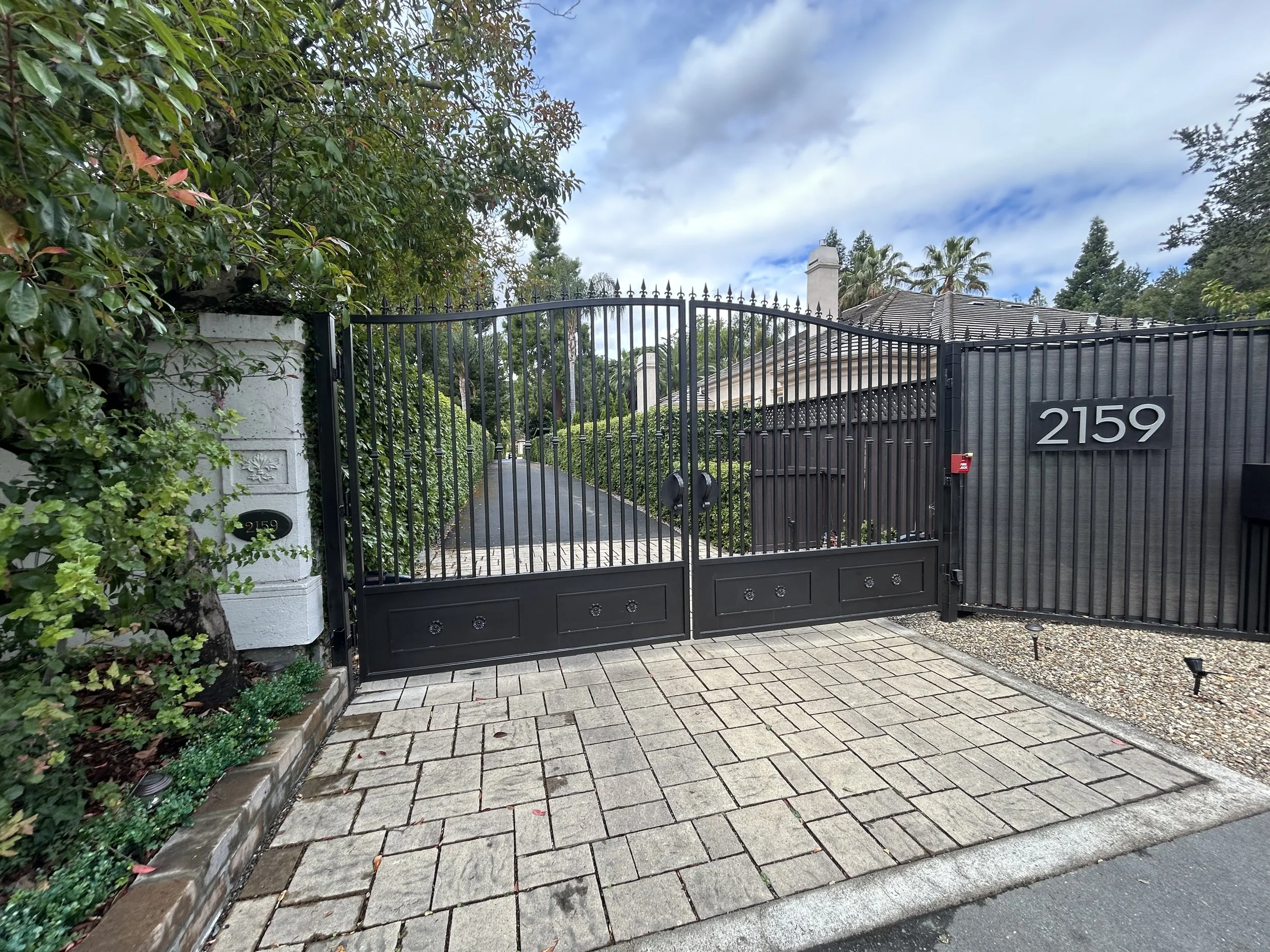 R&S Concord repaired metal entry gate in Alamo, CA