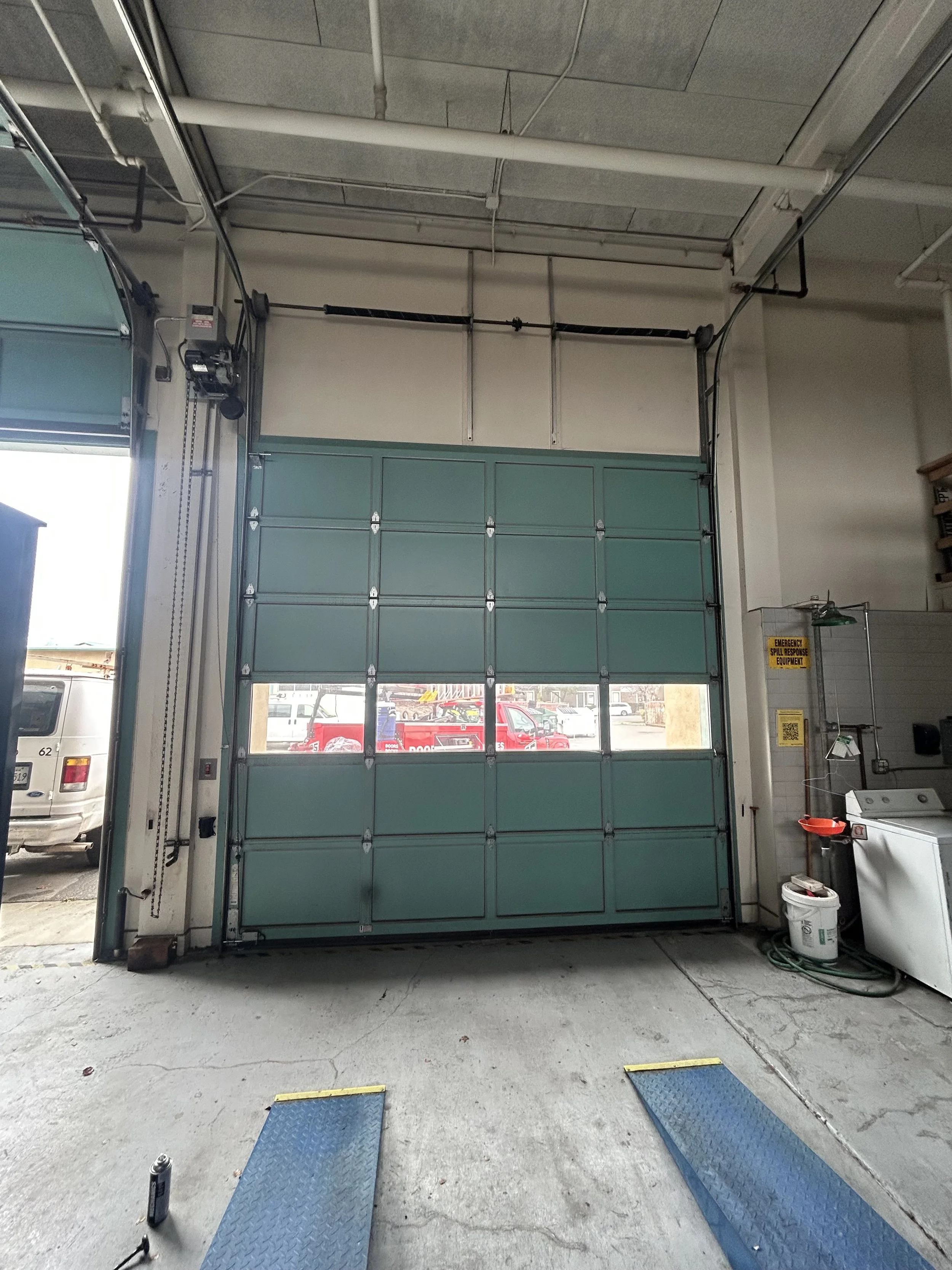 Sectional door repaired by R&S Concord in Pleasanton, CA