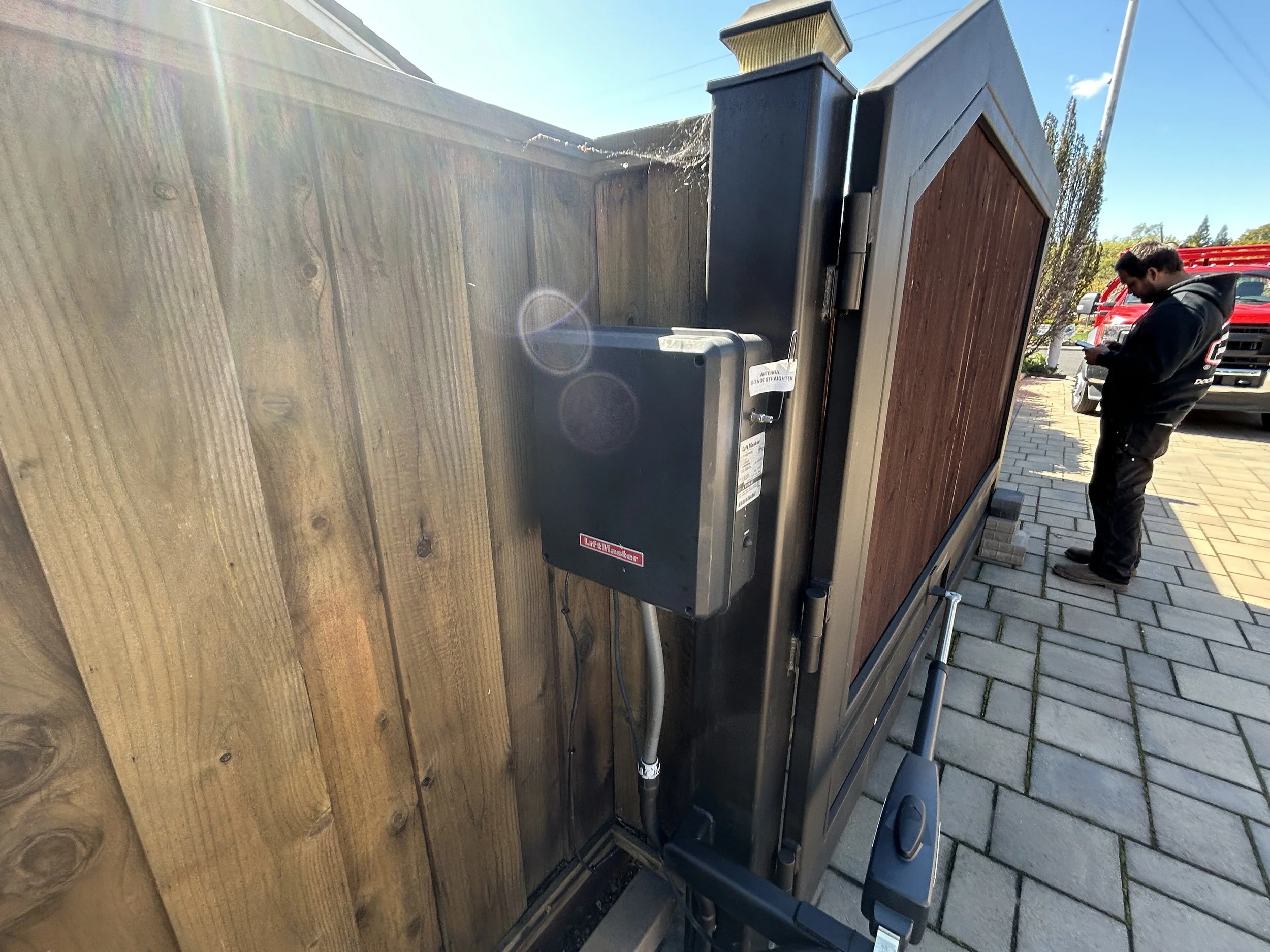 R&S Concord serviced a swing gate in Concord, CA
