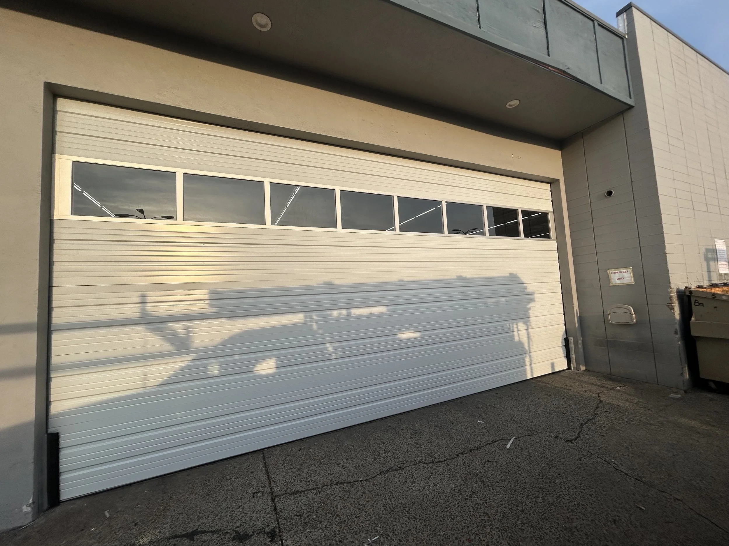 R&S Concord installed a commercial sectional door