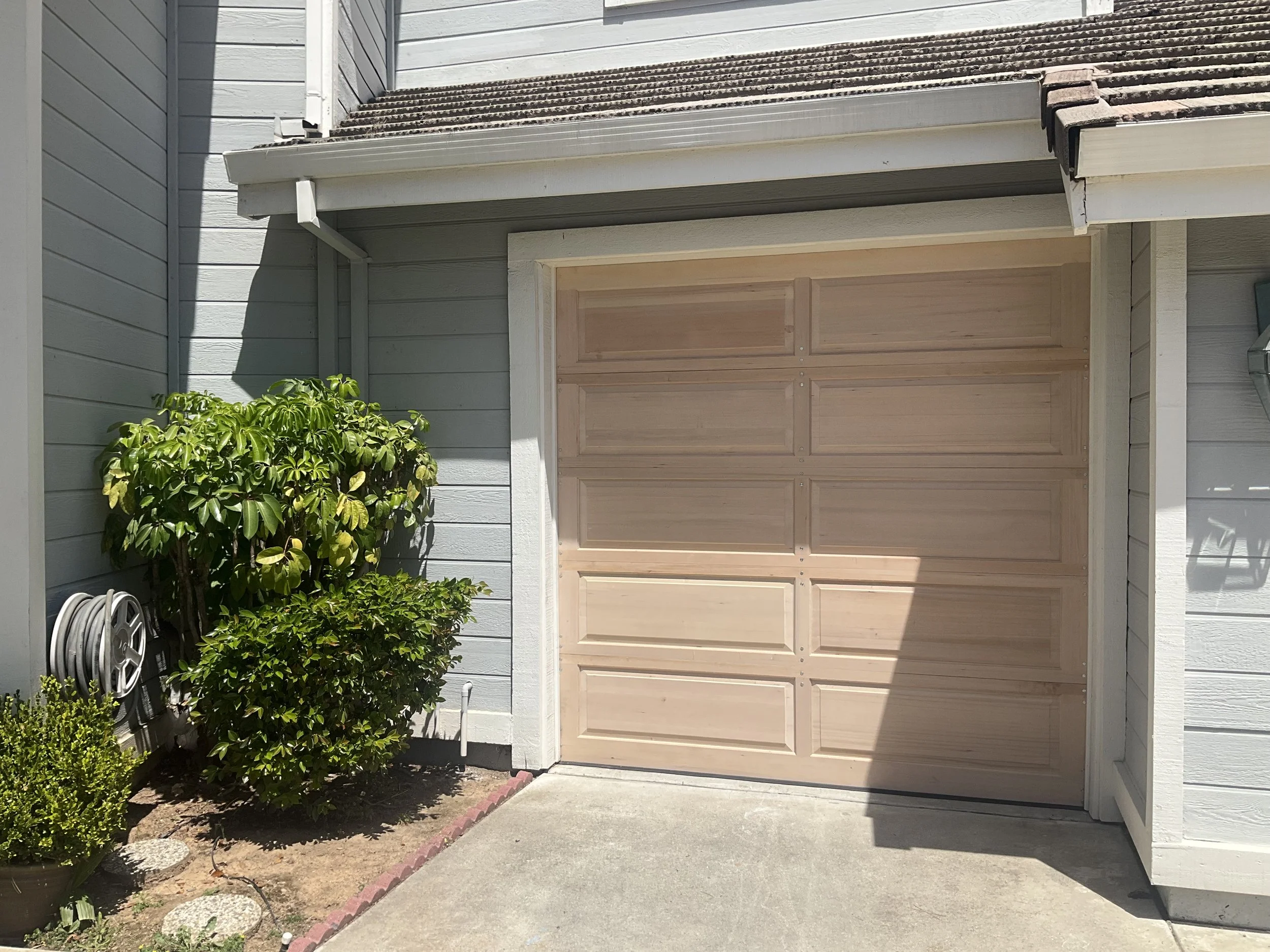 R&S Concord installed wood Clopay Garage Door in San Ramon, CA