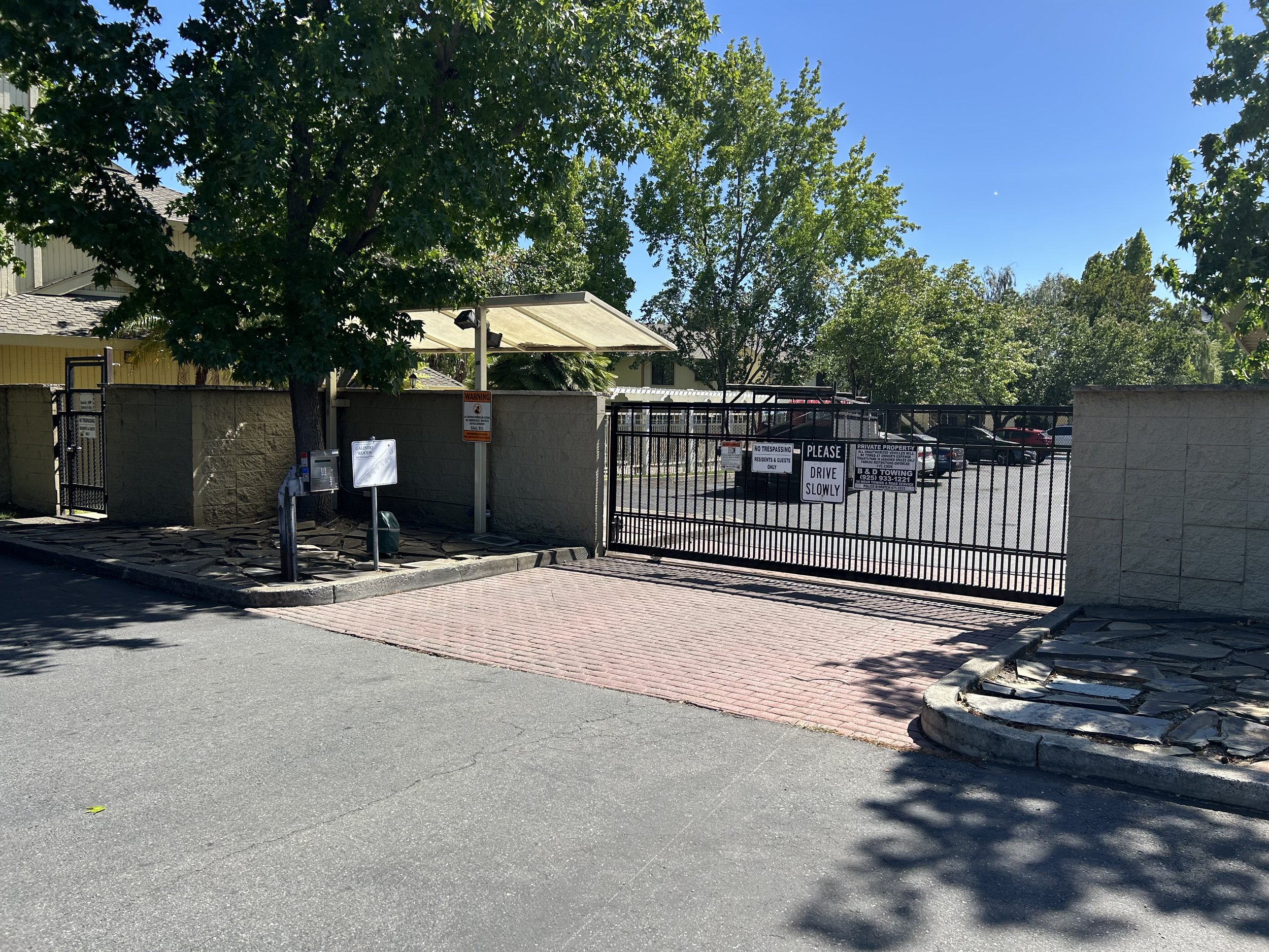 R&S Concord installed an entry slide gate in Concord, CA