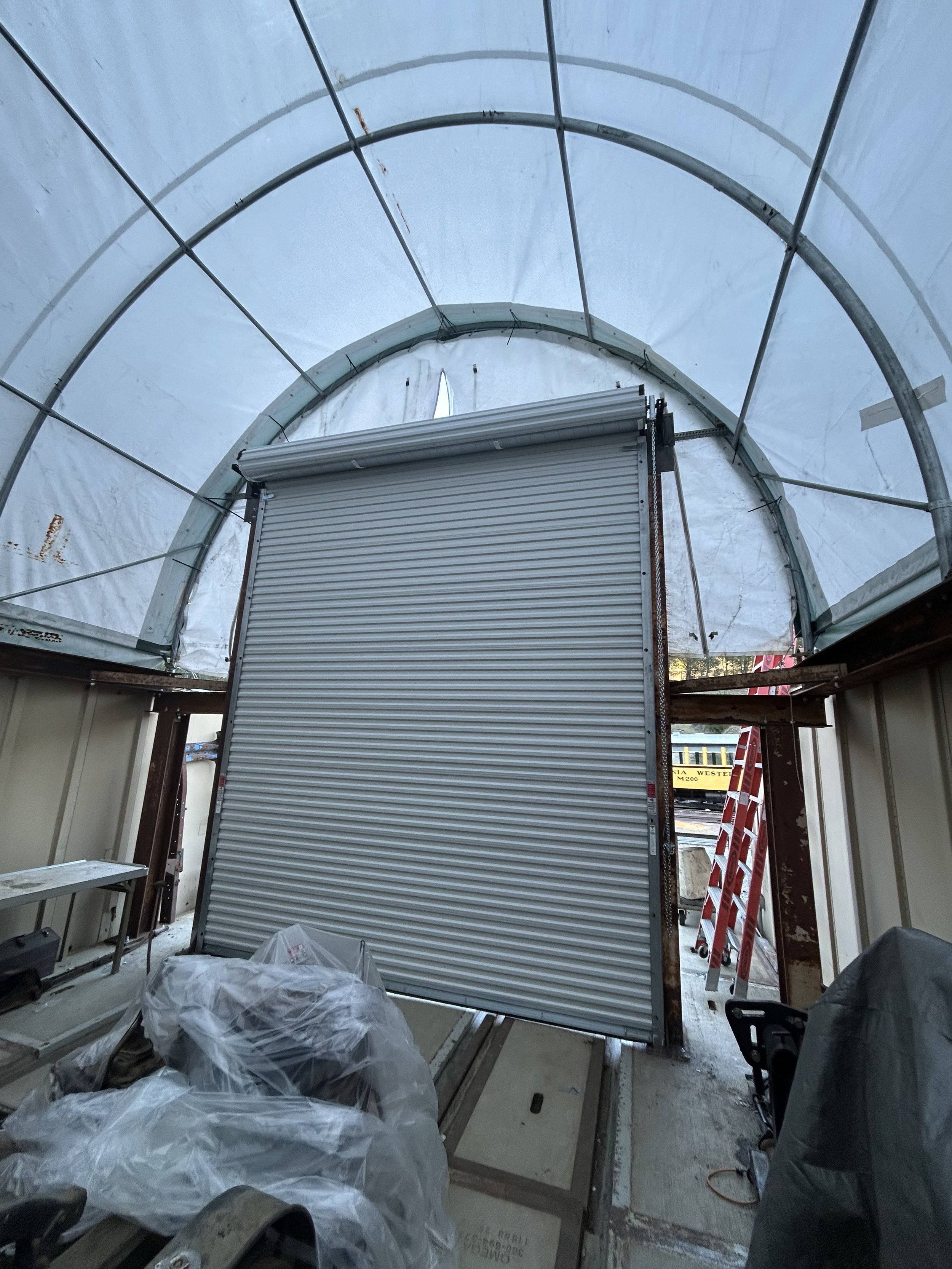 R&S Concord installed an overhead rolling door in Sunol, CA