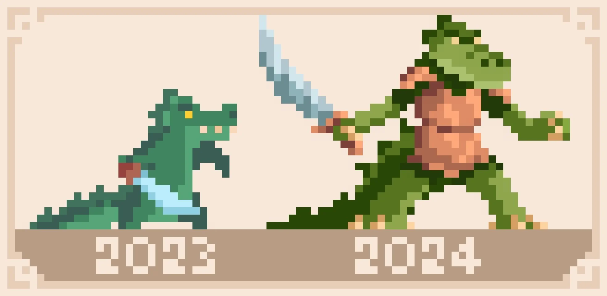 Evolution of my art from 2023-2024.