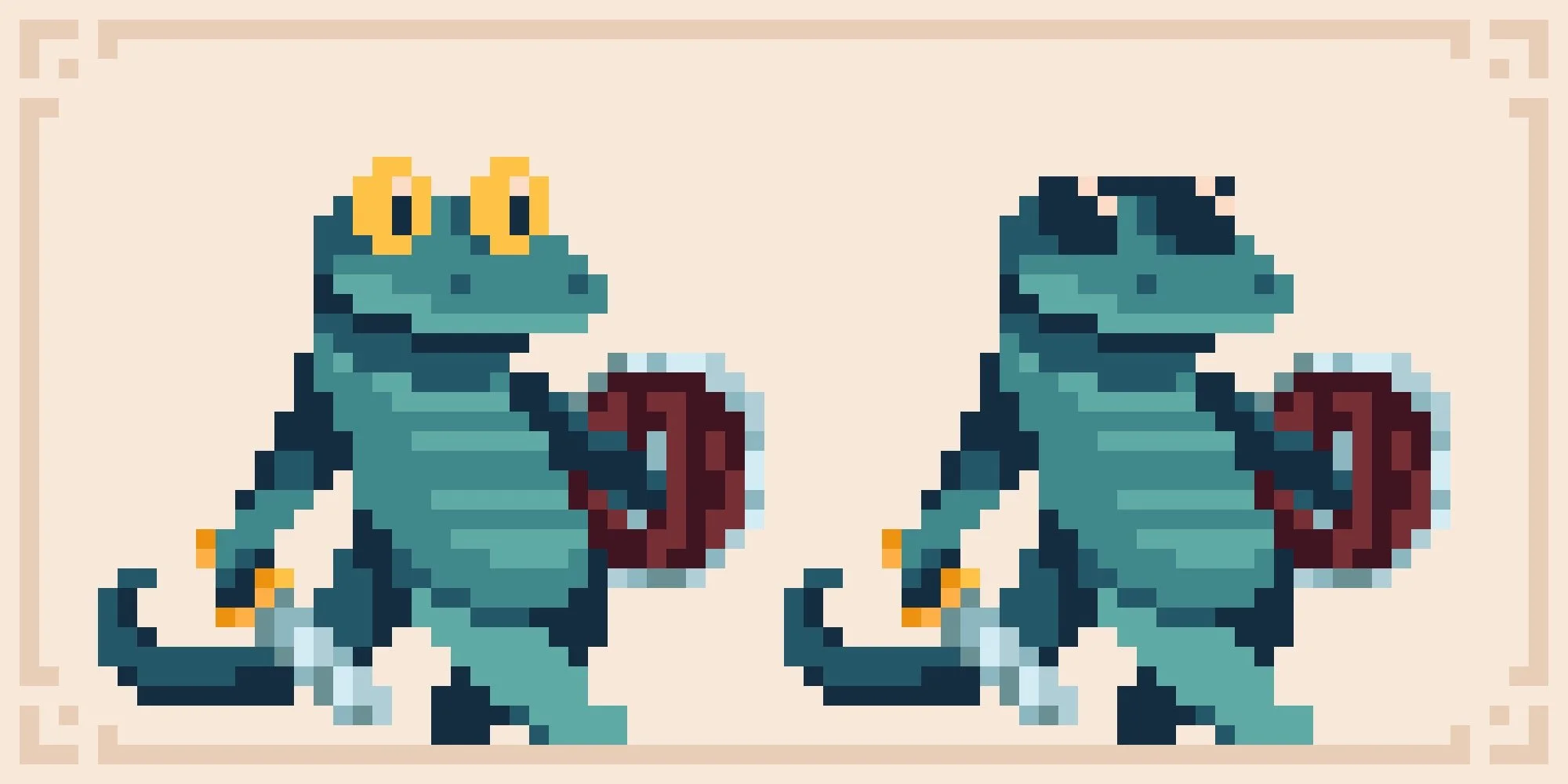 A particularly rebellious reptile.