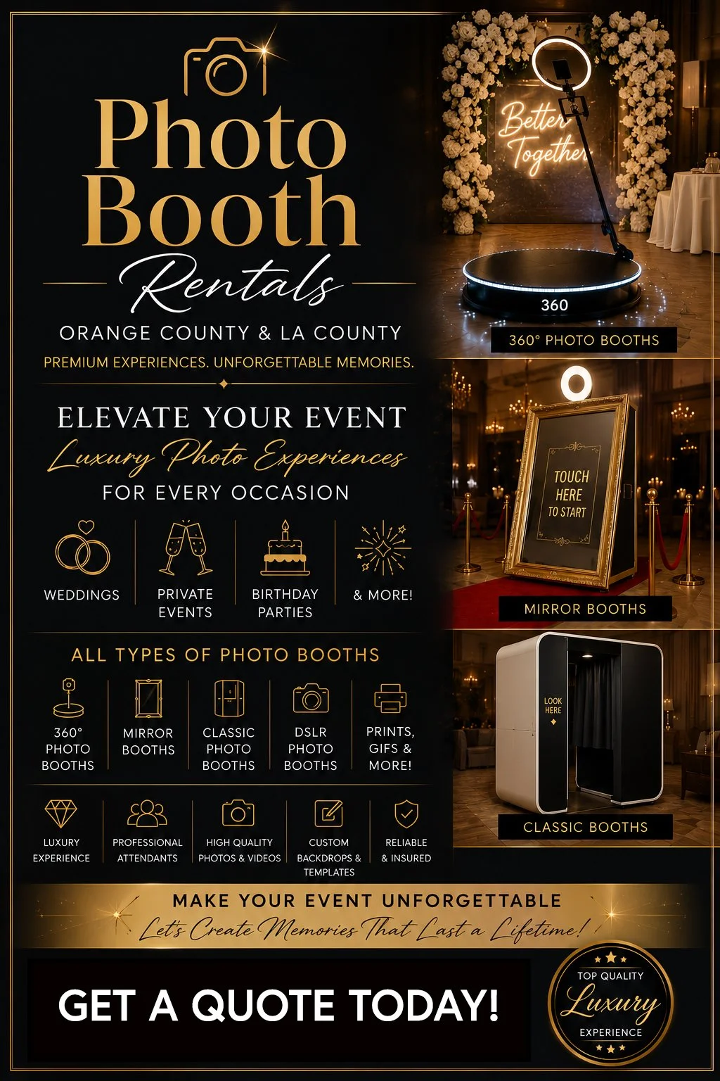 Advetisement Photo booth rentals