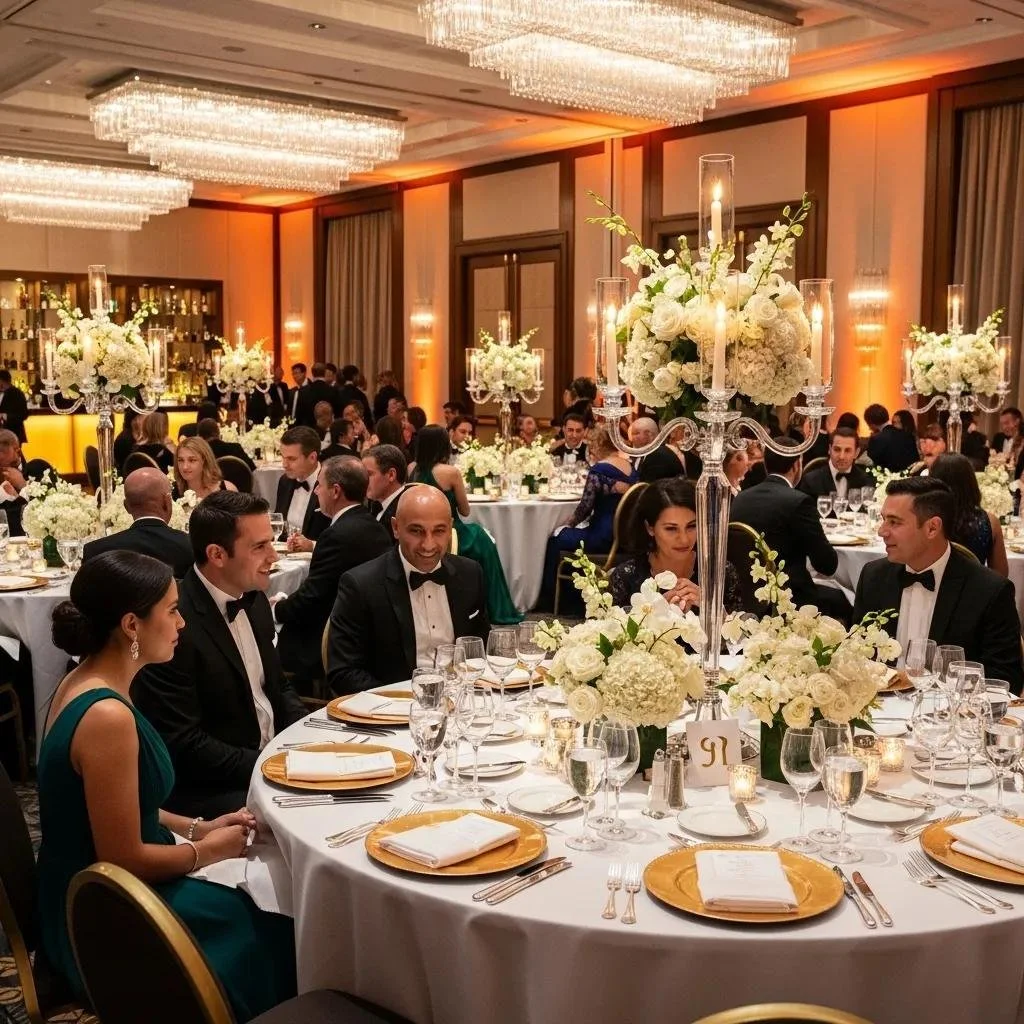 elegant+gala-setting+in+orange+county+with+sophisticated+decor+and+guests+in+formal+attire.