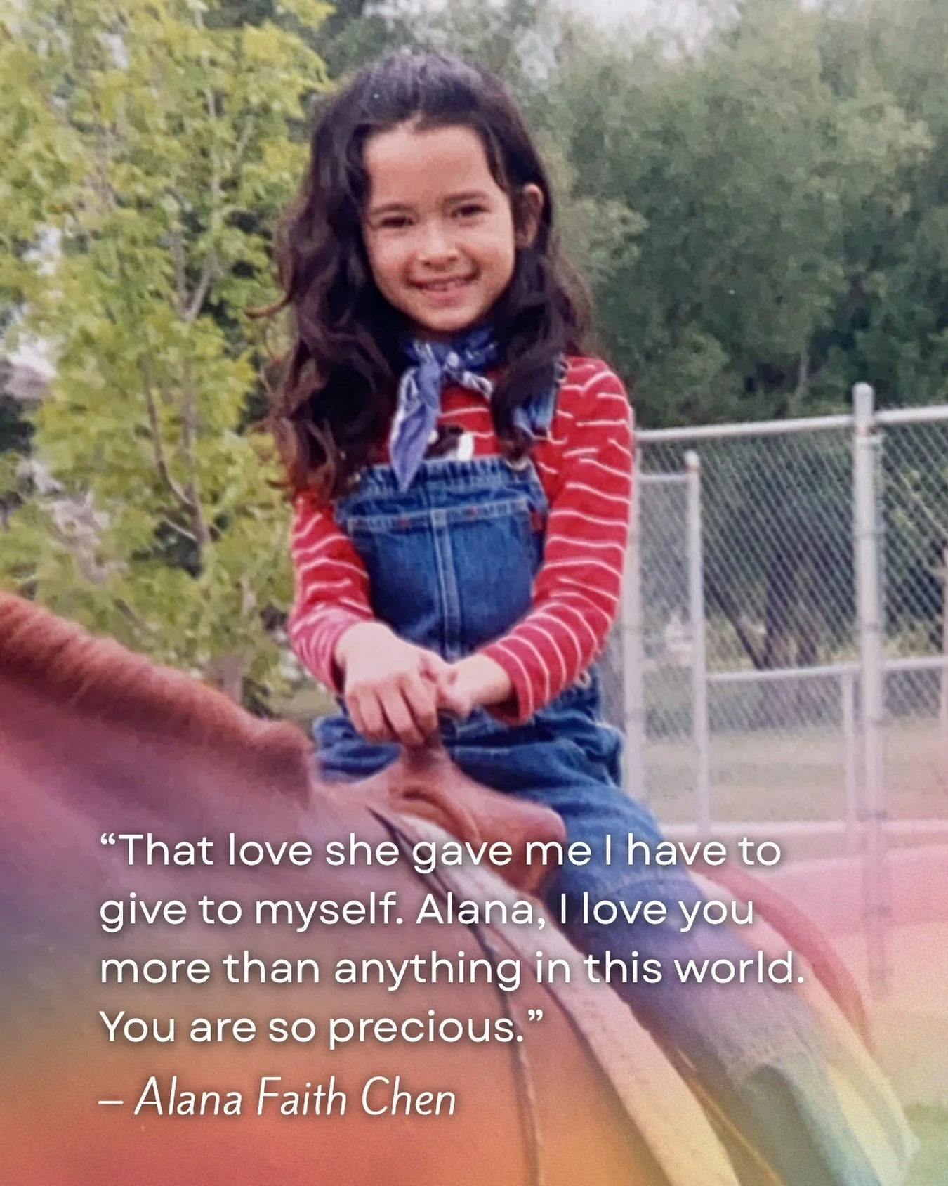 She wrote this to herself. 🤍

We are often so much kinder to the people we love than we are to ourselves. We show up for them, speak gently to them, tell them they matter &mdash; and then turn around and say things to ourselves we would never say to
