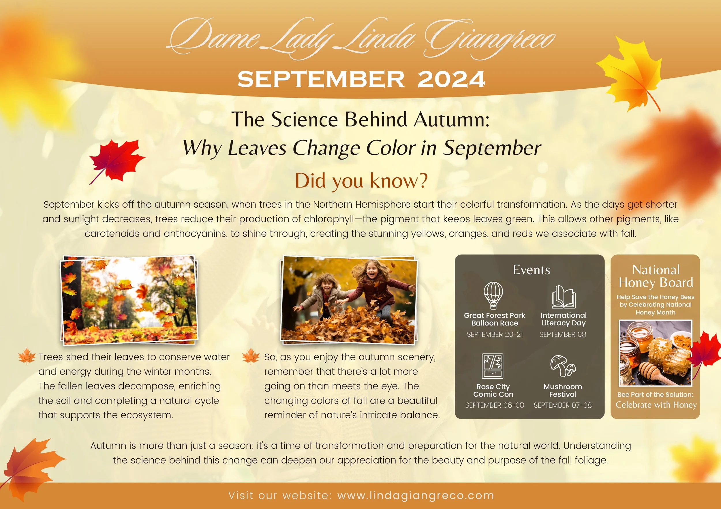 September | Discover Seasonal Wonders — Join the Celebration — Dame ...