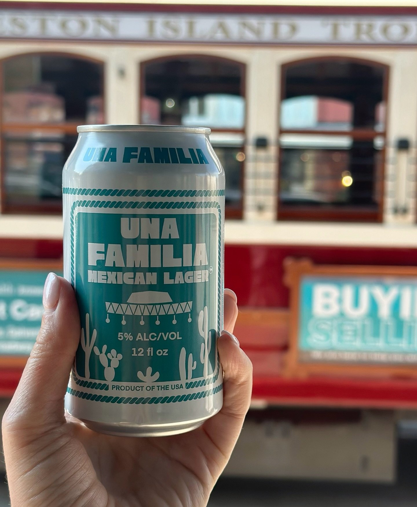 Salud to National Drink Beer Day! 🍻 

Grab an Una Familia Mexican Lager&mdash;your ticket to a great time! 🚃🌵 

#UnaFamiliaLager #salud #AmericasMexicanLager #beerstagram #beerlover