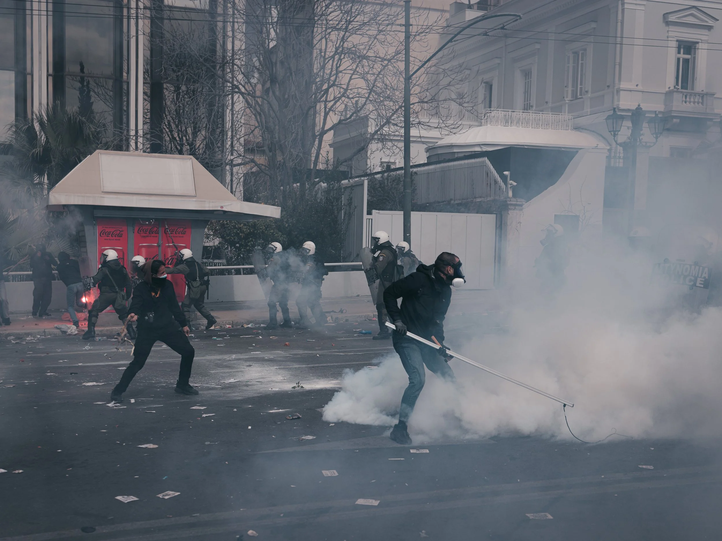 Protest For The 2nd Anniversary Of Tempi Train Crash