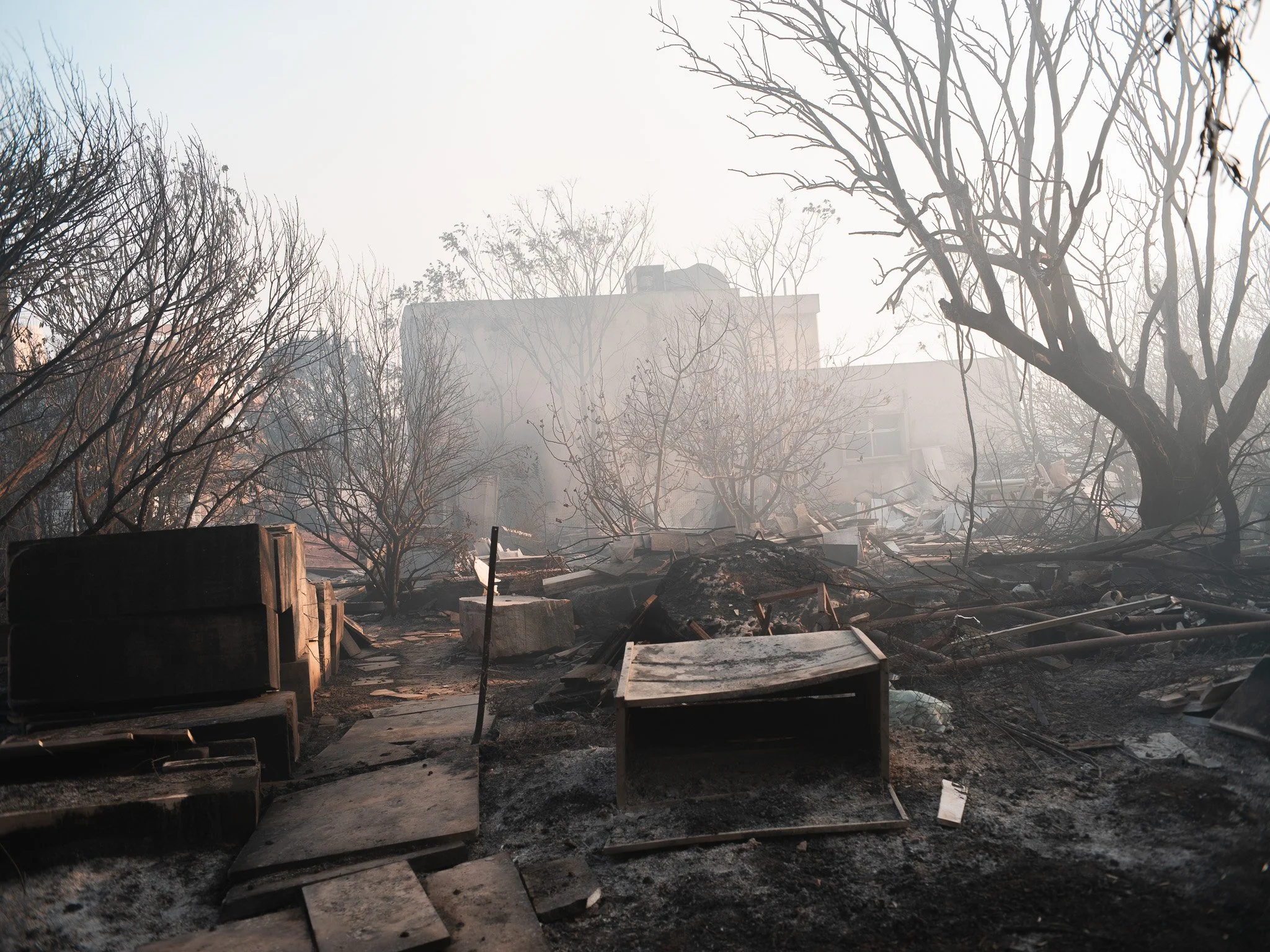 Aftermath of Wildfires in Ano Vrillisia, Athens - Greece August 2024