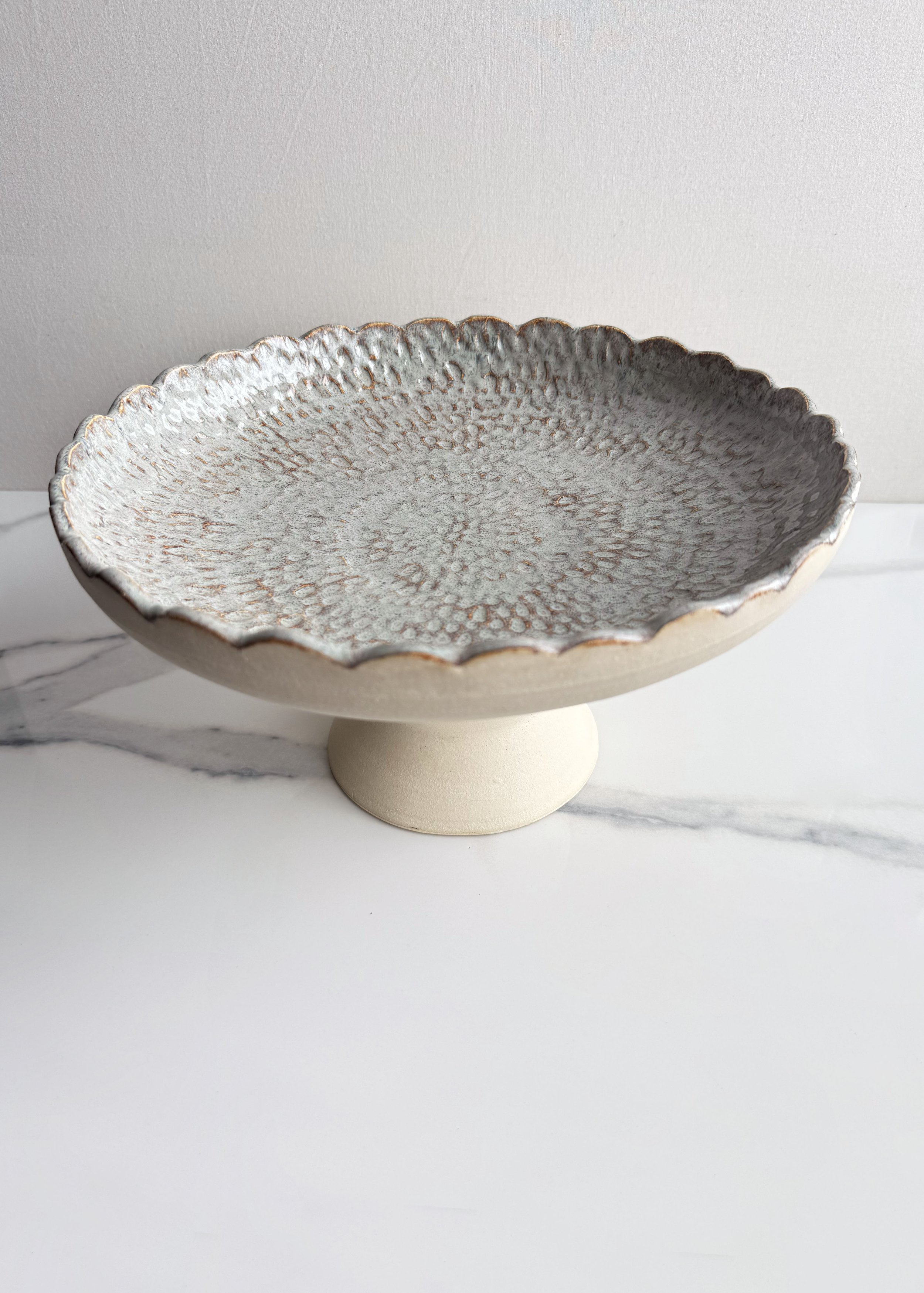 Scalloped Stem Bowl
