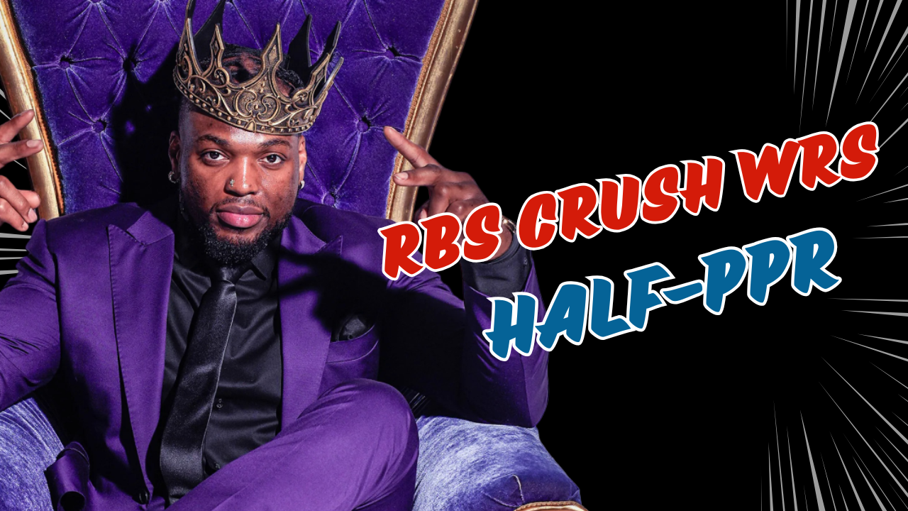 Fantasy Truth Bomb: RBs Crush WRs in Half-PPR—Here’s the Proof!