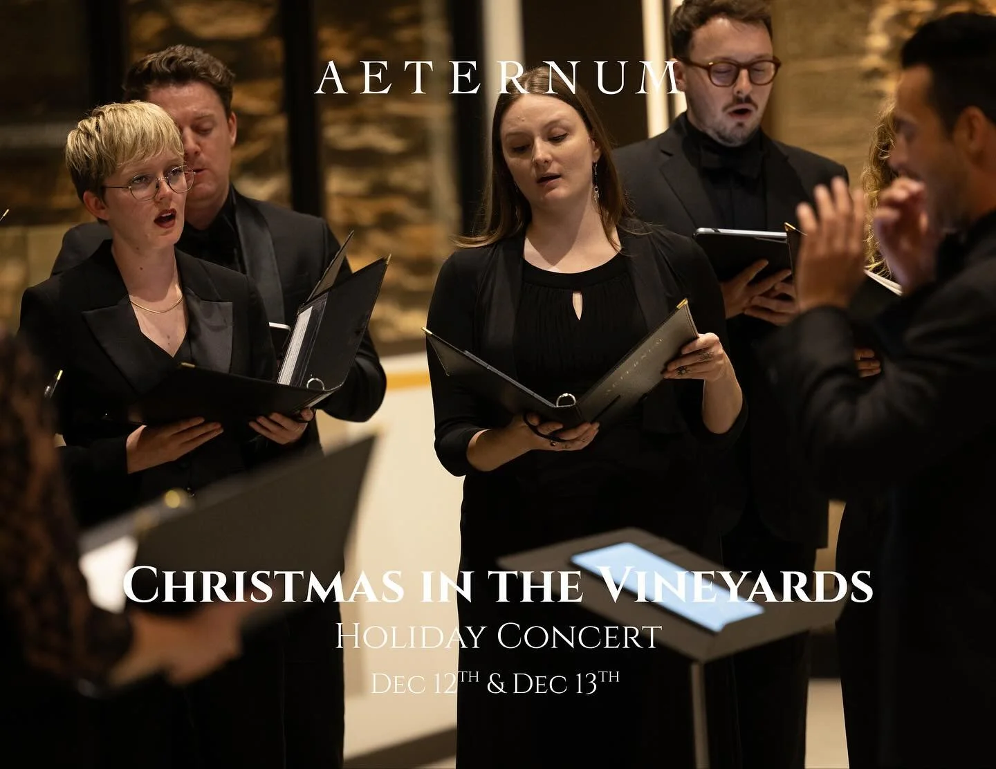 Tickets are selling fast for Christmas in the Vineyards!

Join Aeternum and Music in the Vineyards for a magical, joy-filled evening you won&rsquo;t want to miss.

Grab your tickets now through the link in our bio!