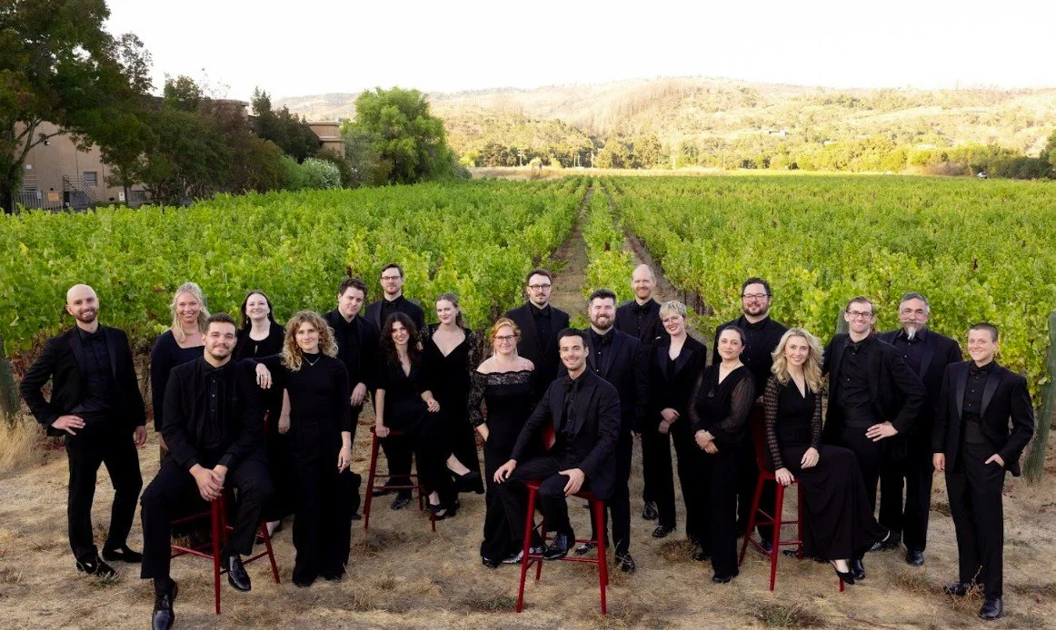 View from inside a dark narrow canyon looking up at a starry night sky with visible Milky Way, showing colorful rock formations at the canyon's opening.