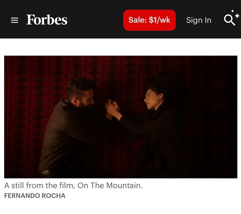 Thank you @forbes for showcasing some of the moving projects and supremely talented artists I&rsquo;ve had the joy of working with and learning from. You&rsquo;re lucky if you find people like this who can elevate your film to another level. Shoutout