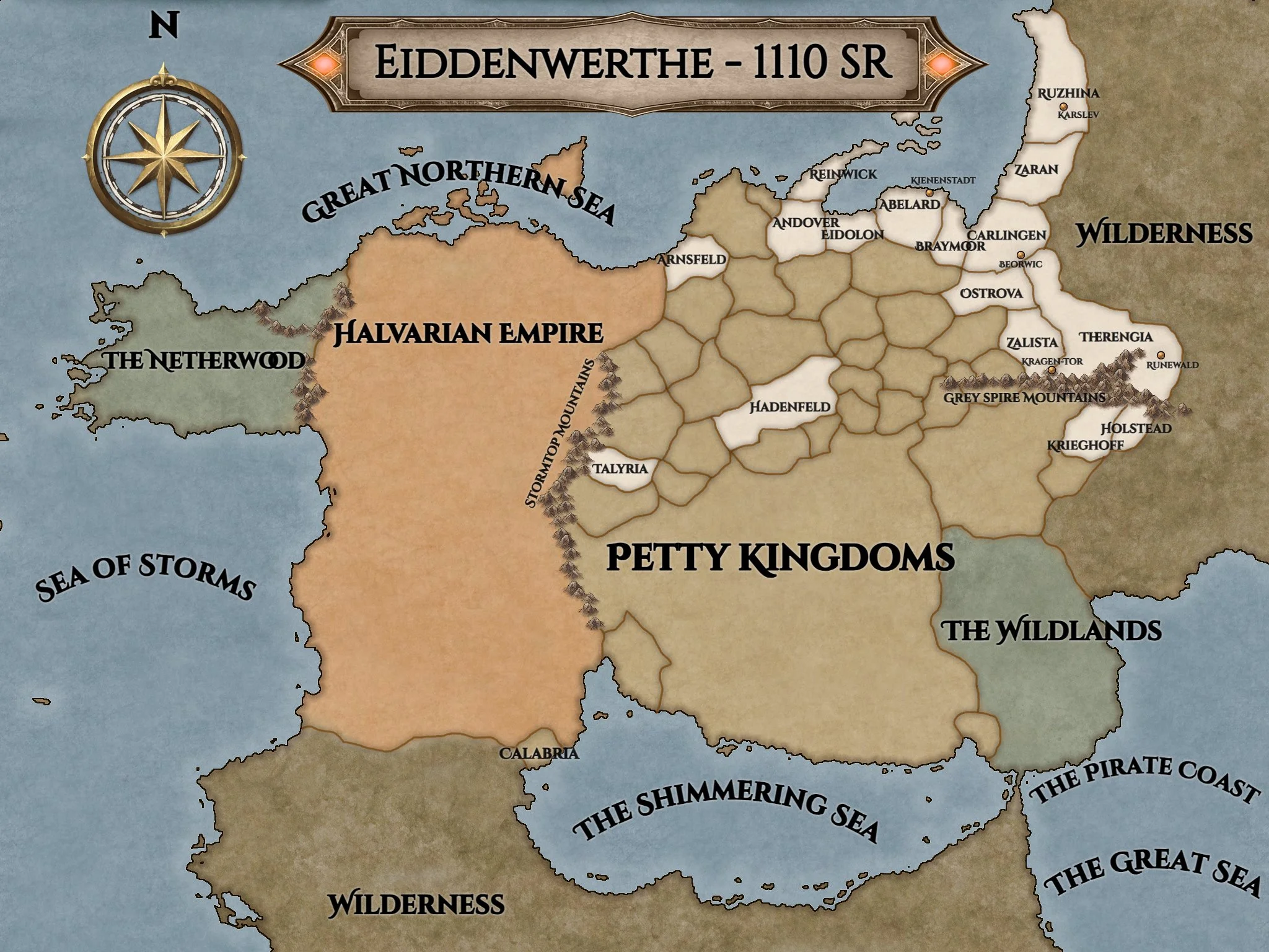 Cataclysm - Map of Eiddenwerthe