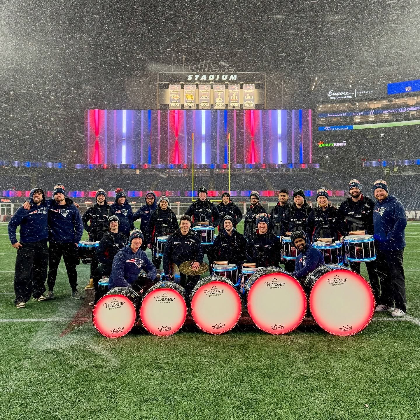 Snow Day. ❄️

#patriots #flagship #drumline