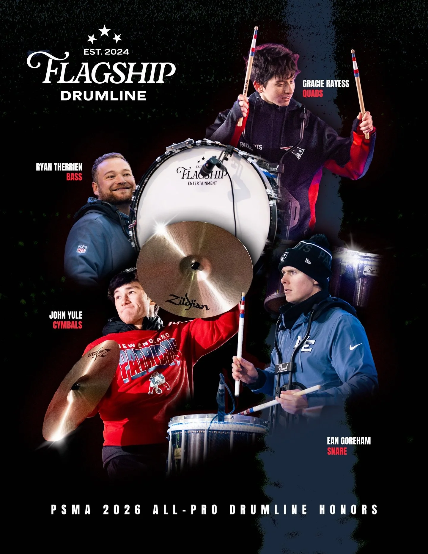 Huge congratulations to our members for PSMA All-Pro Drumline Honors!!! 🥁🏆