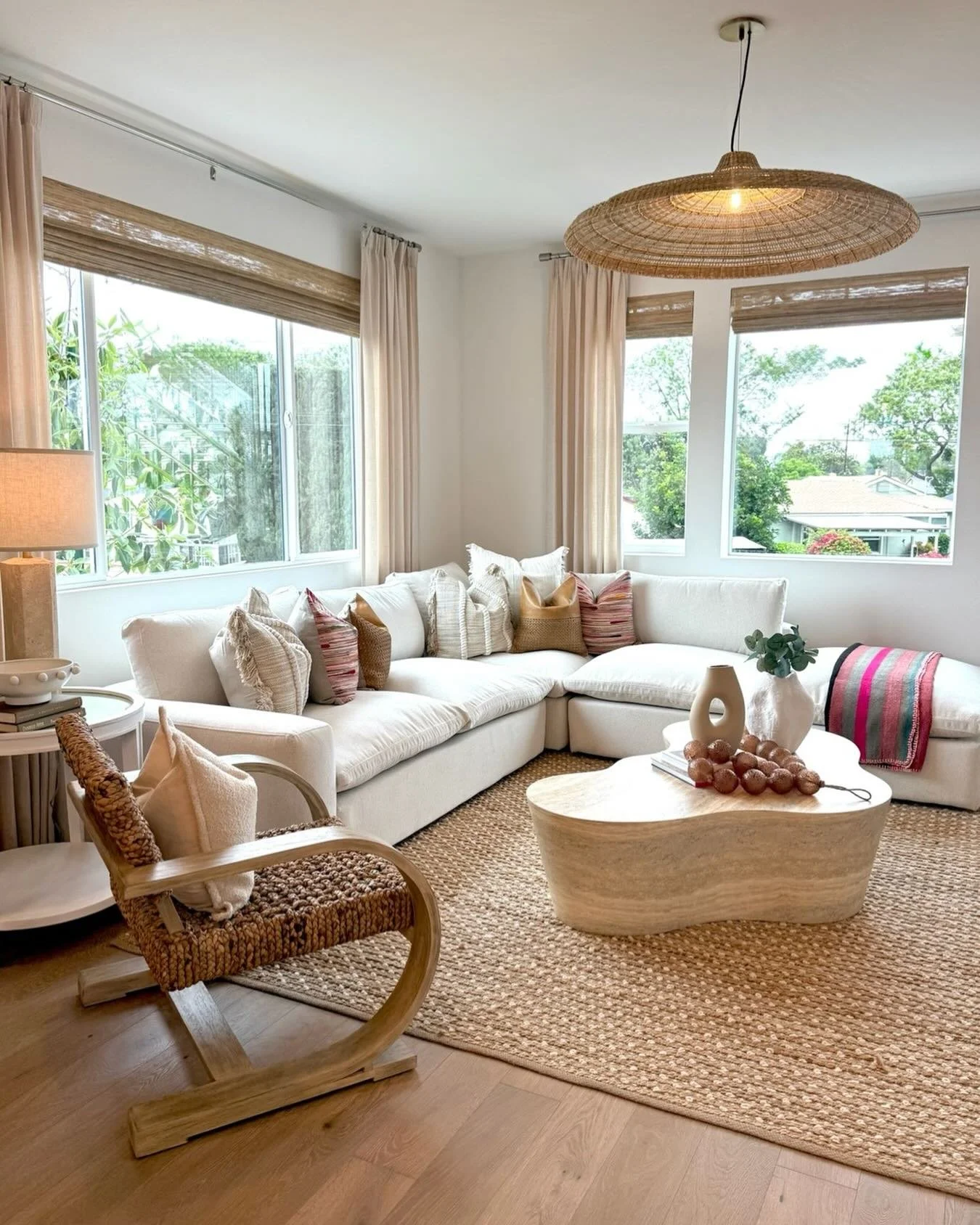 A light, bright space for a rainy day!