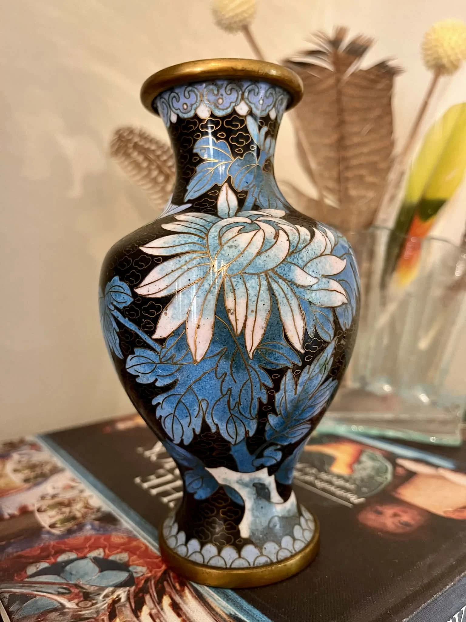 Cloisonne Floral Vase.jpg