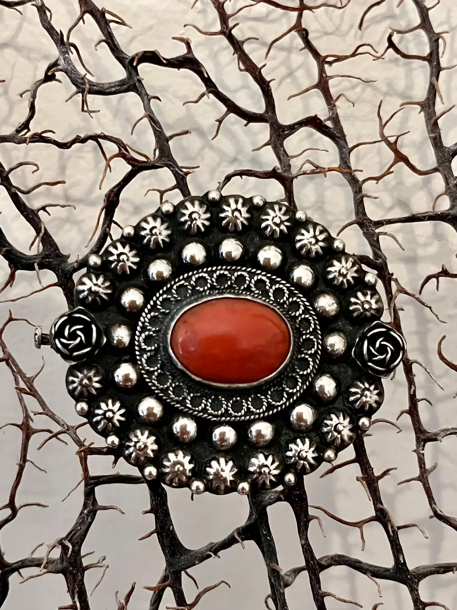 Vintage Silver (80%) Brooch