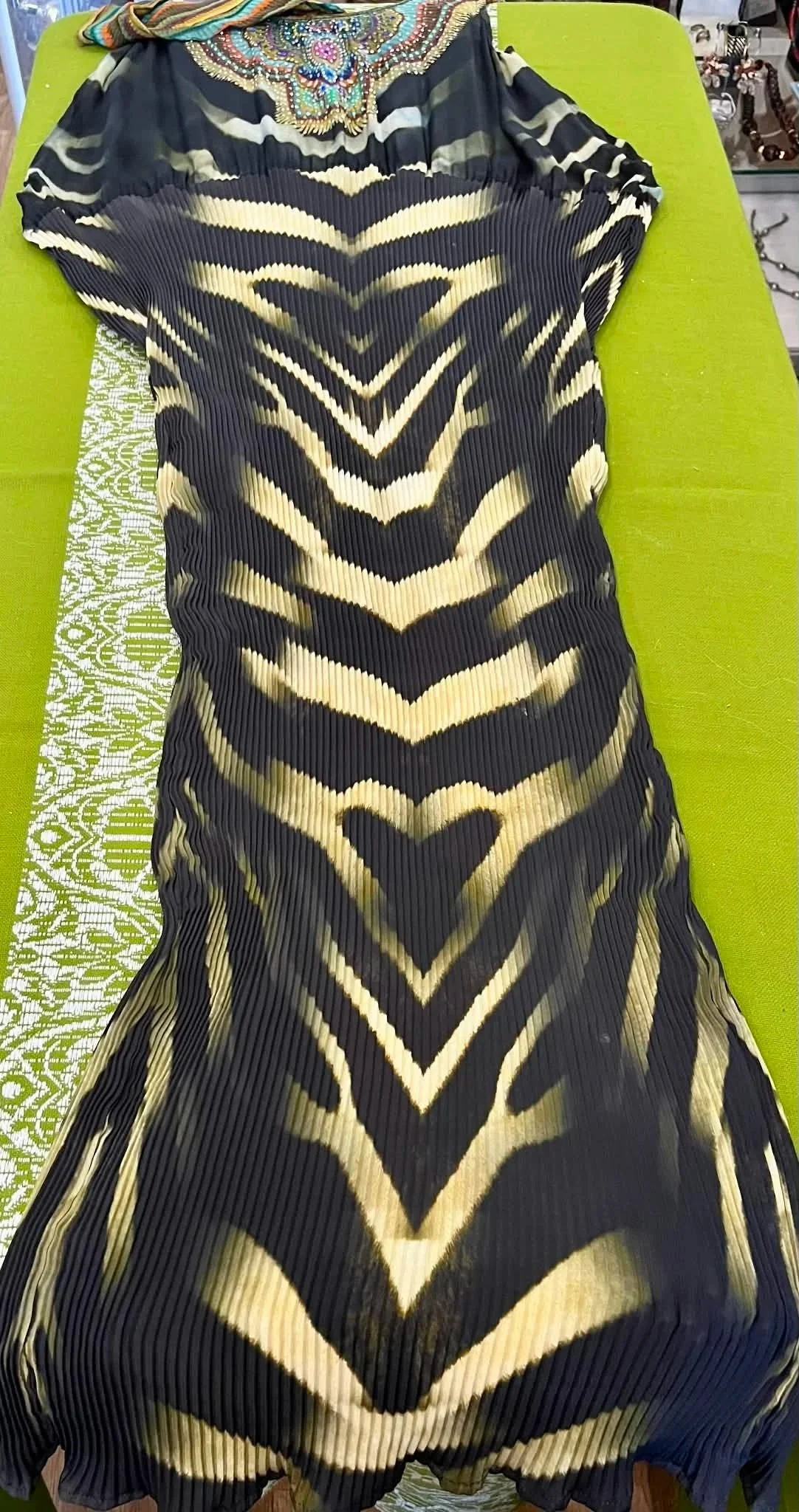 Camilla Colourful Patterned Silk Dress