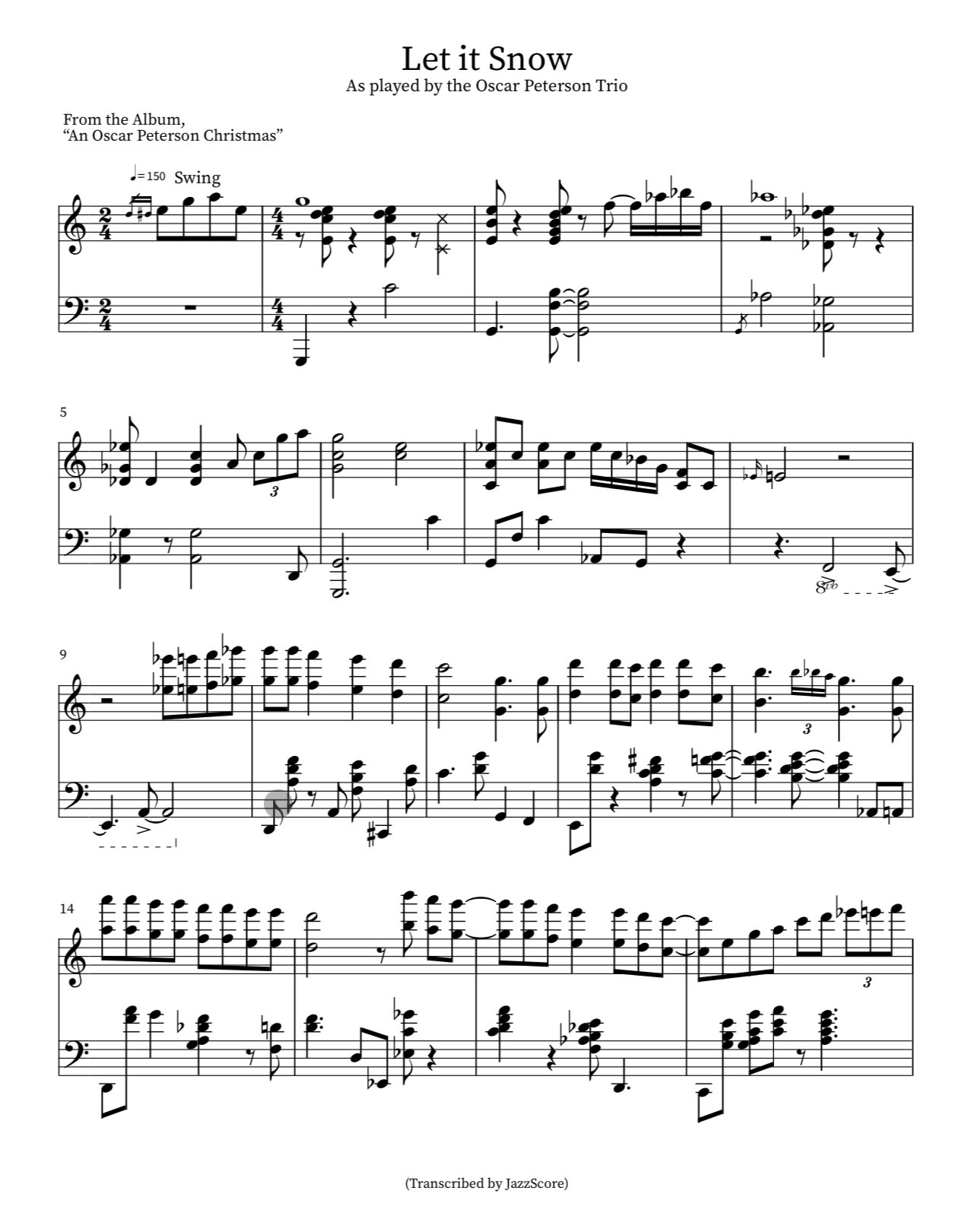 Let It Snow - Oscar Peterson