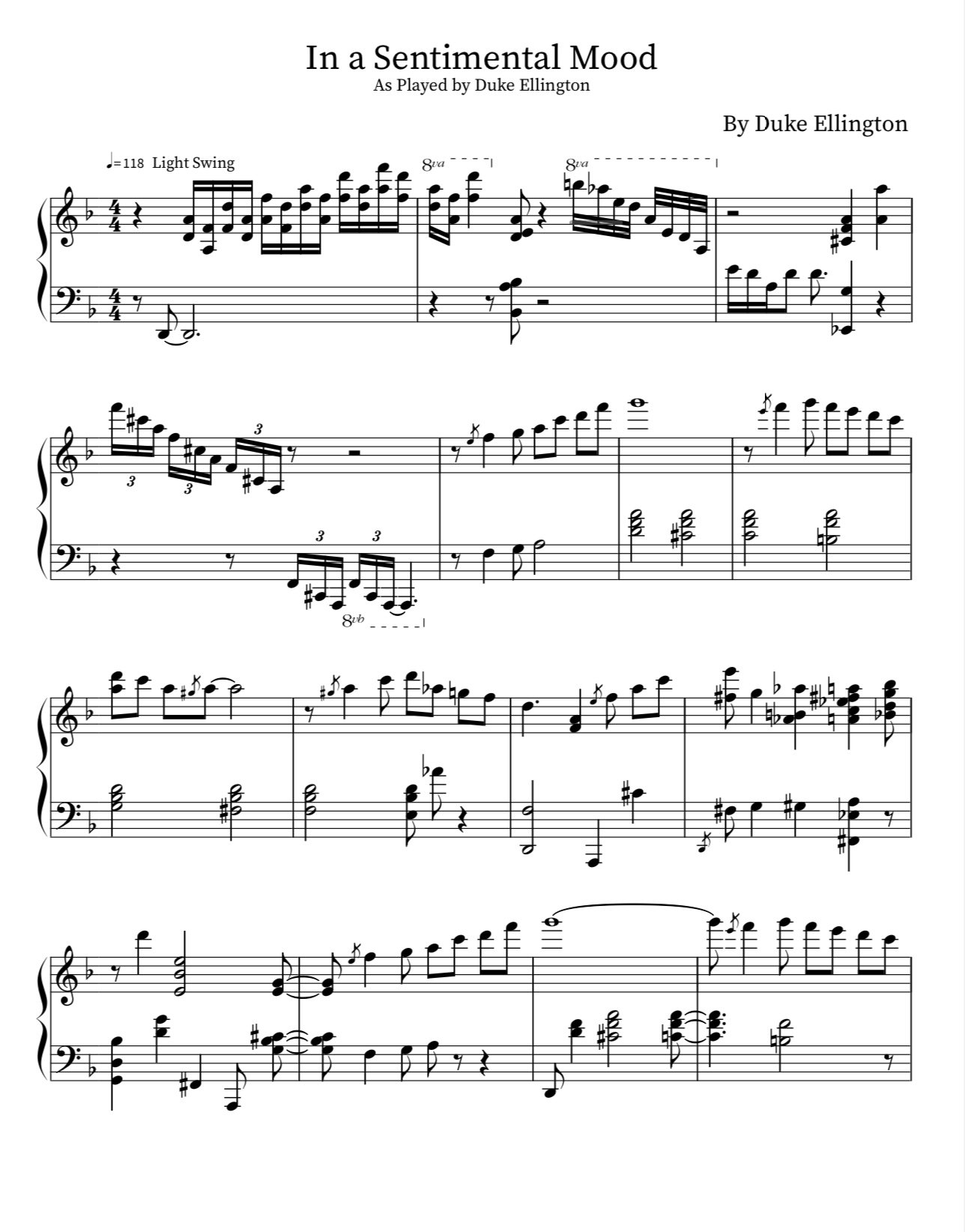 In a Sentimental Mood