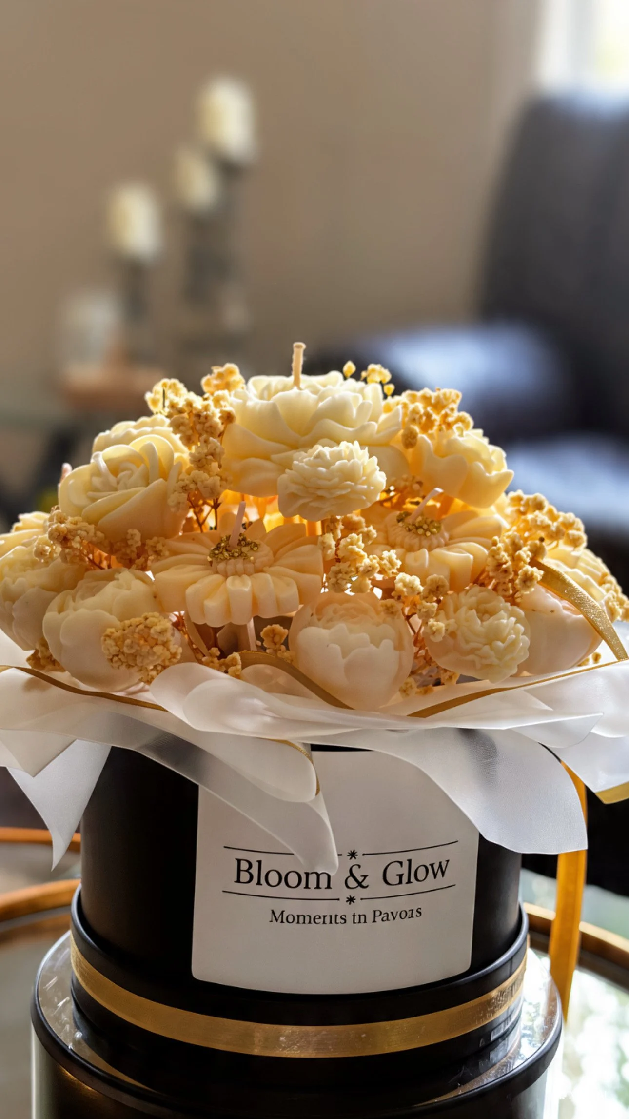 Soy wax Candle Bouquet, handmade with carefully crafted candles and wax melts in Calgary Alberta