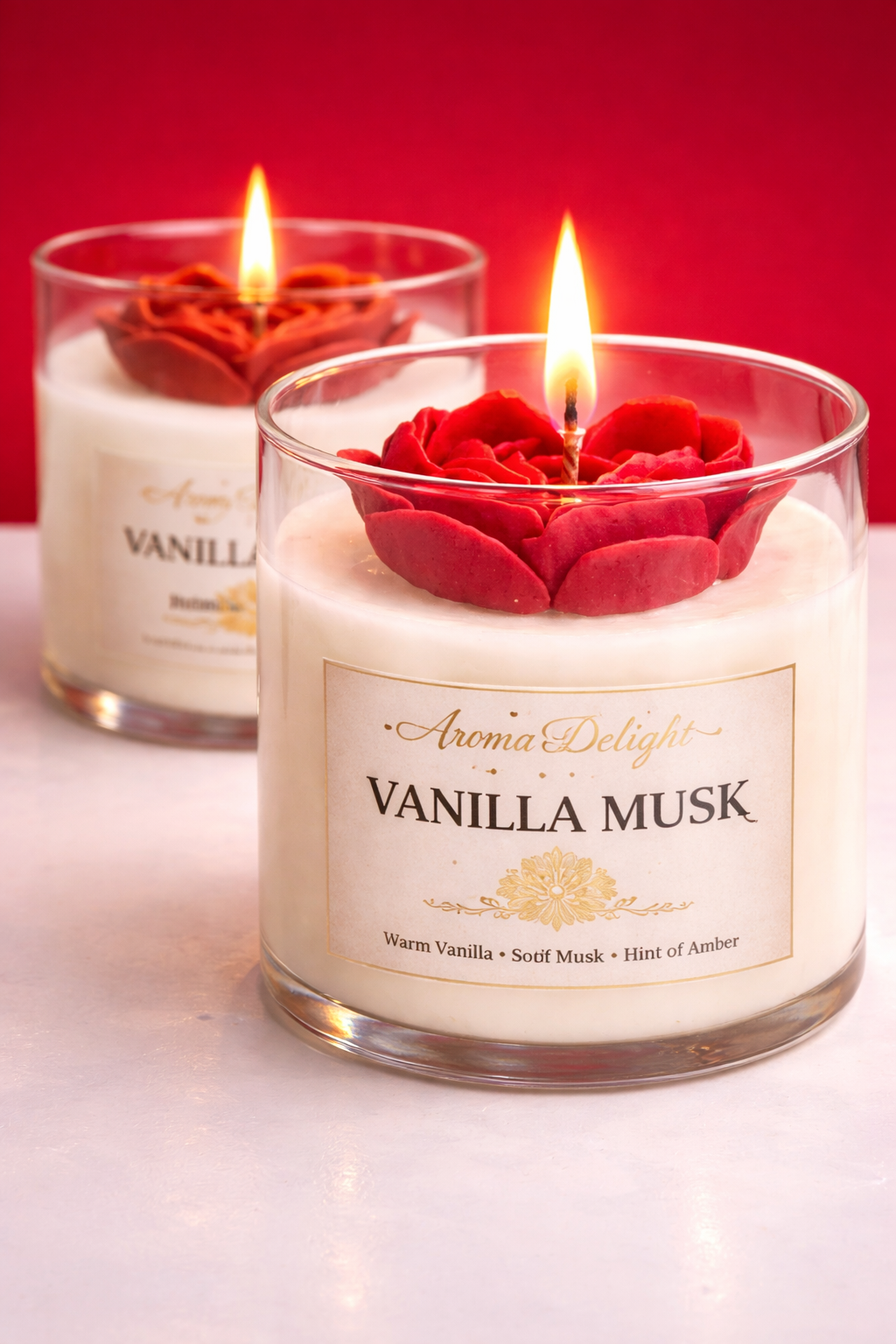 Vanilla Musk  |  "MOM" the heart of the family.    Quote candle.
