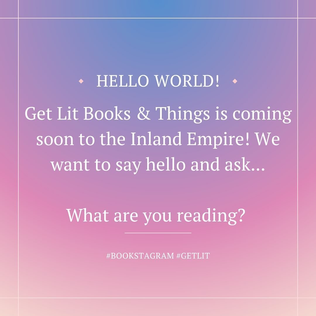 Get Lit Books &amp; Things is a queer, woman-owned bookstore for and by queers, women, POC folks, and bibliophiles. More details are coming, but we just wanted to say hello! 👋🏽 

So, what are you reading? 

#bookstagram #books #reading #blackbookst