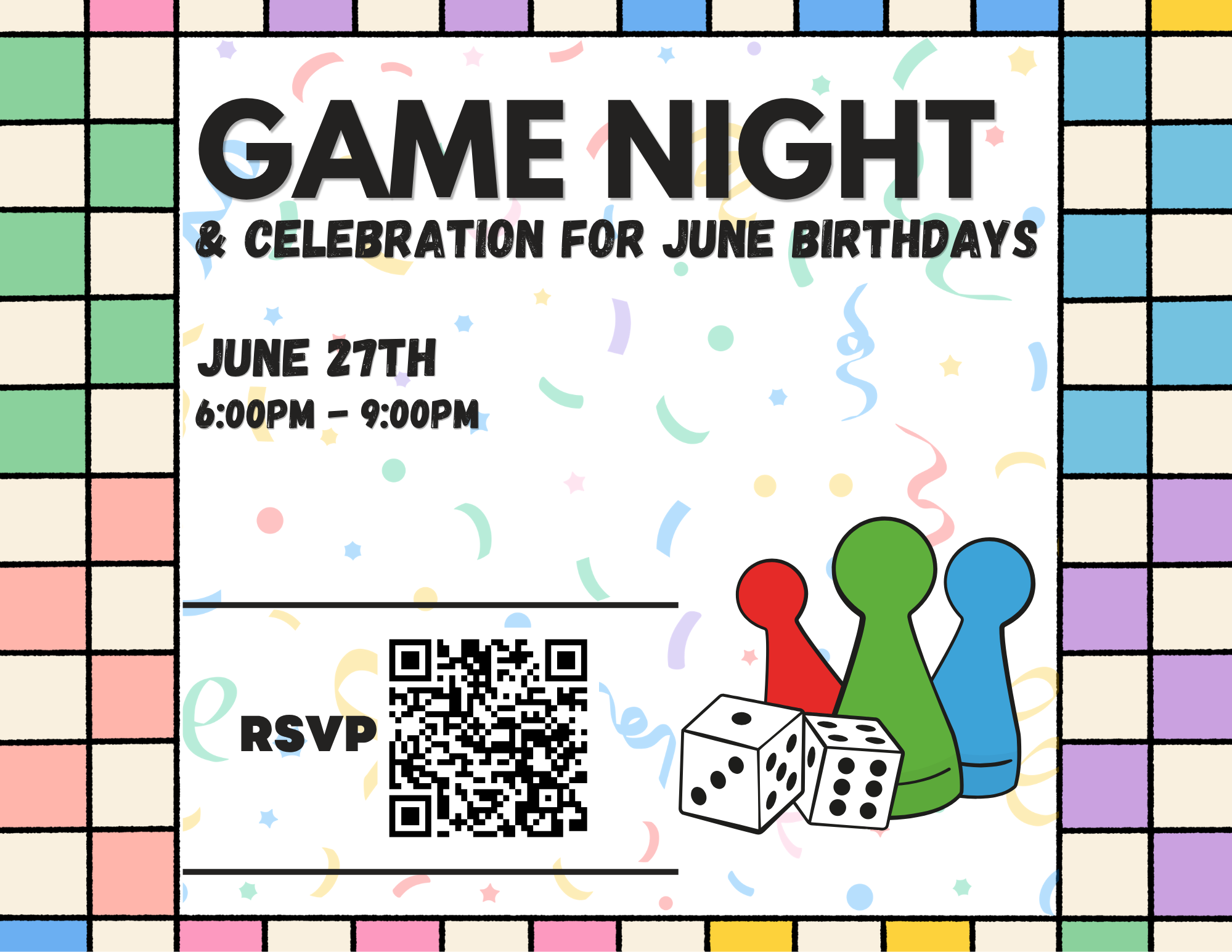 Game Night &amp; Birthday Party