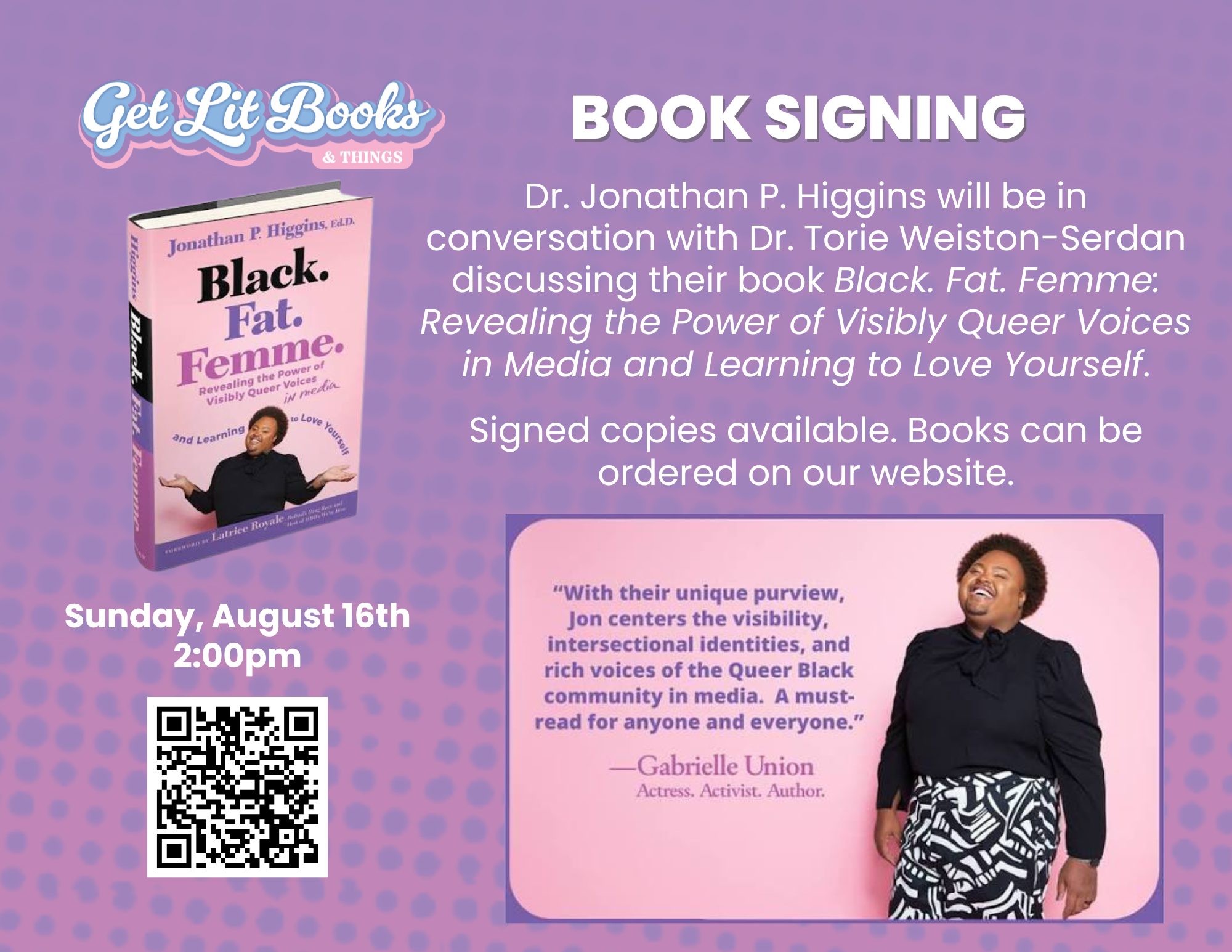 Dr. Jonathan P. Higgins Book Signing