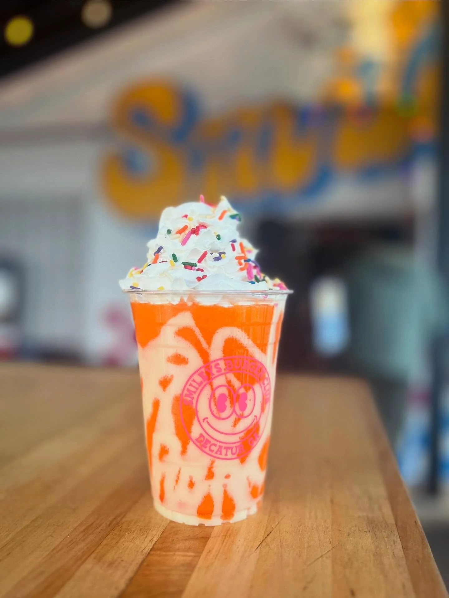 DONT EAT THE YELLOW SNOW - TRY THE ORANGE! YEAH AND ITS COLD TOO! 
.
.
Yall stay safe out there.