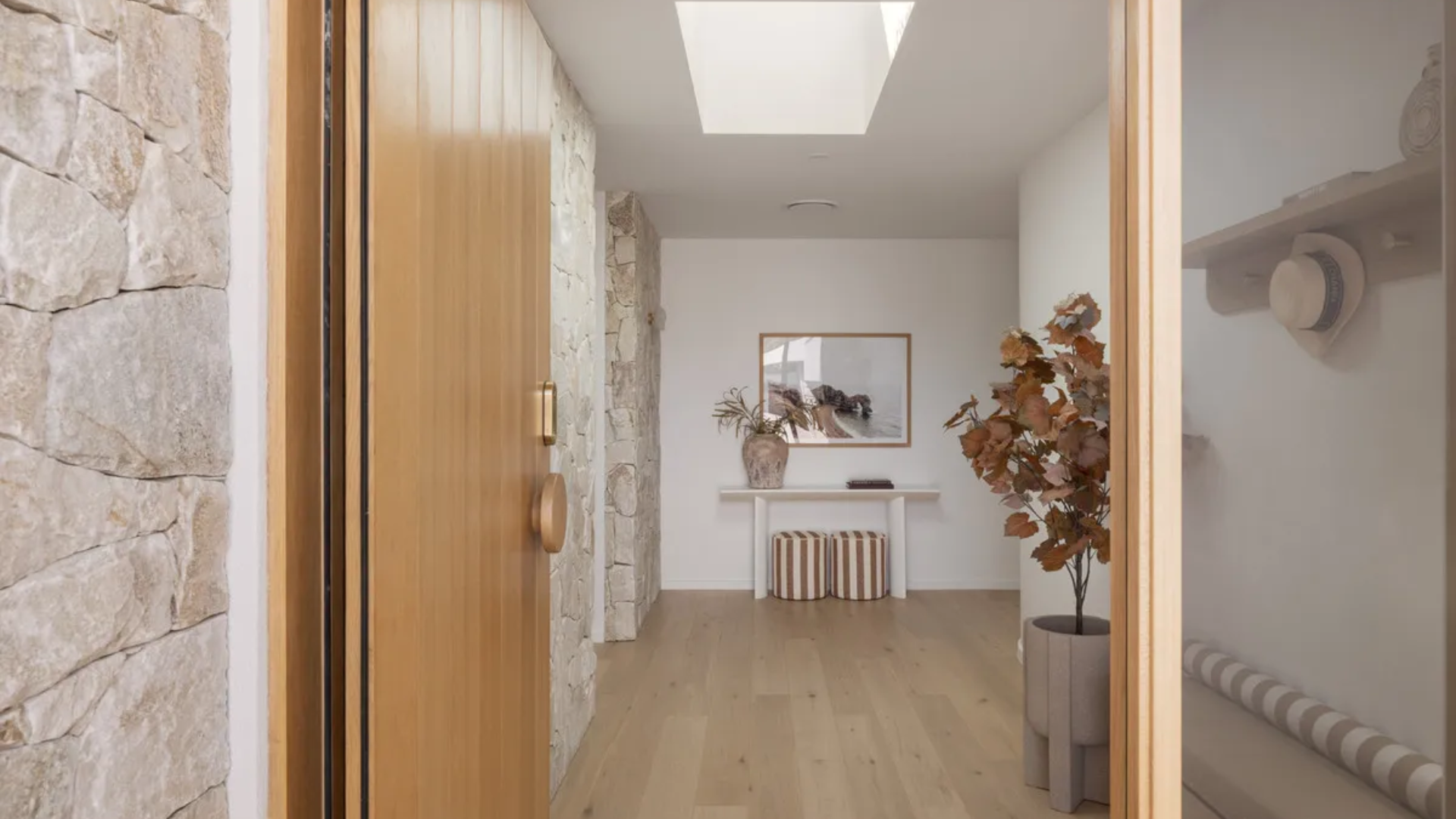 Luxury home entry styling and interior design by Paradise Interiors Gold Coast  OPTIONAL FILENAME