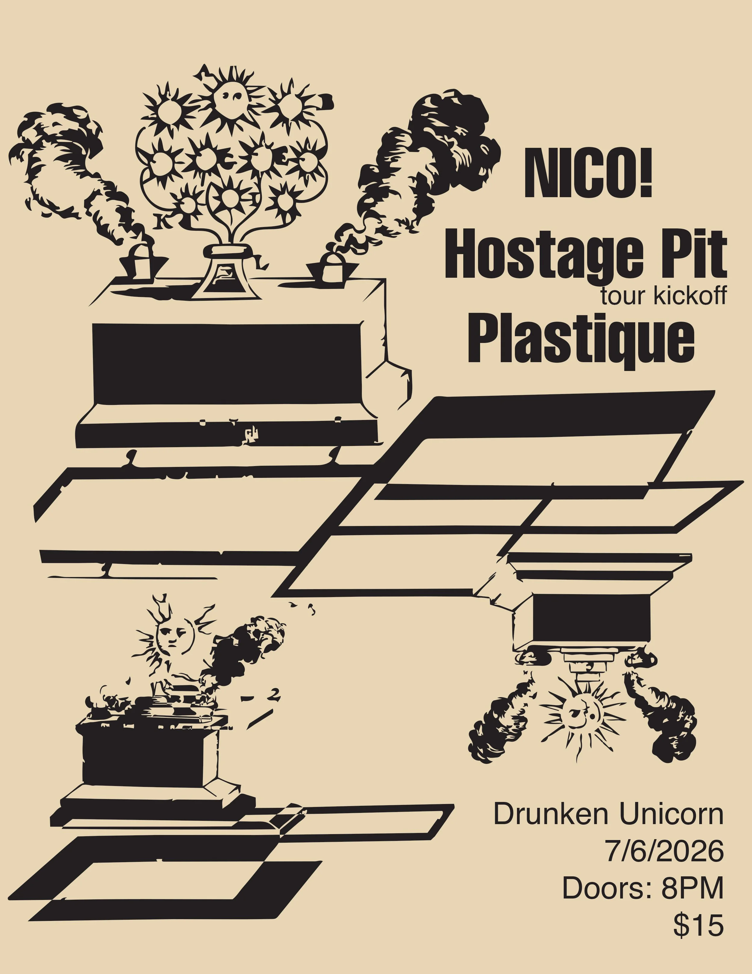 NICO!, Hostage Pit, Plastique