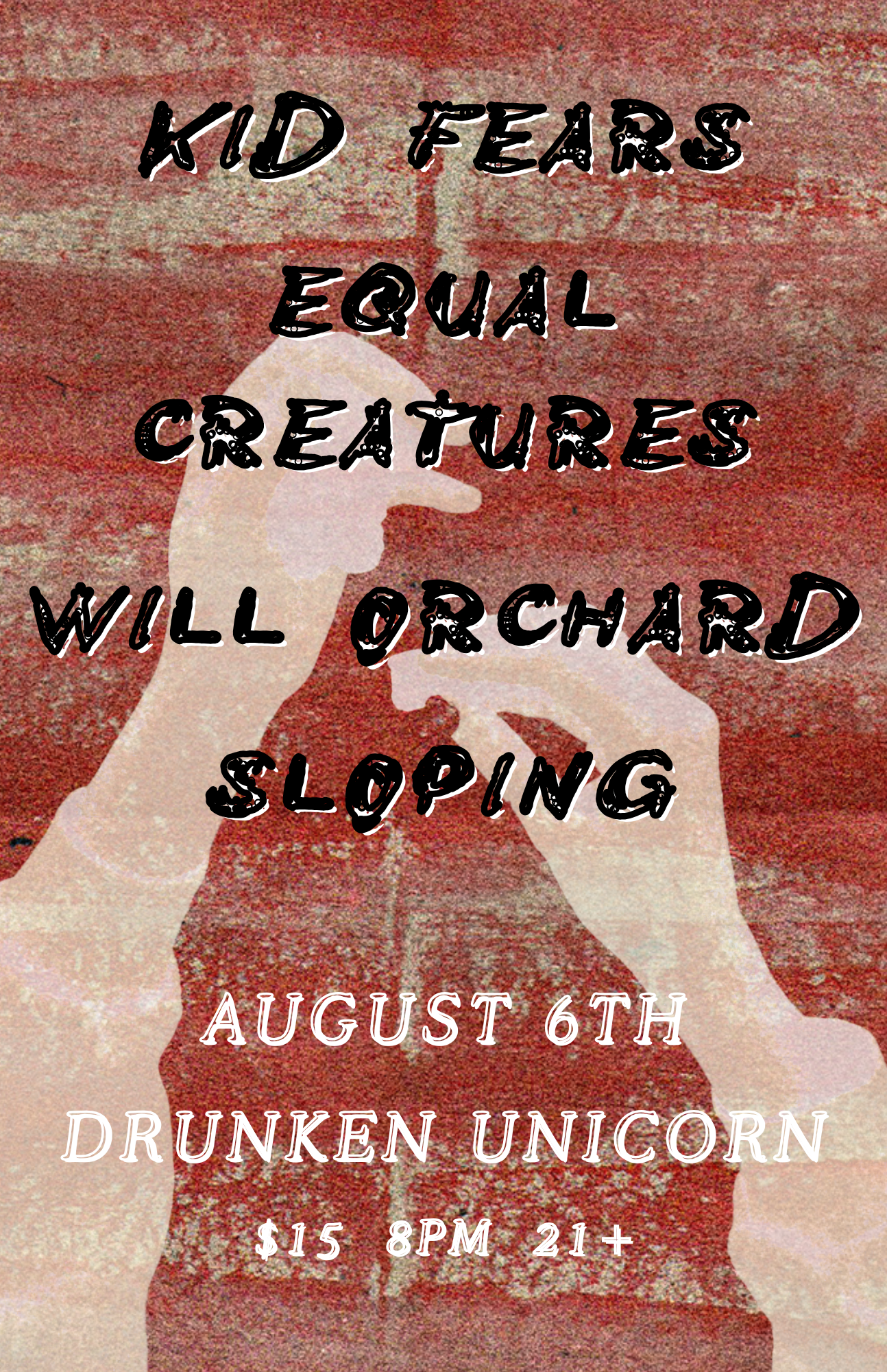 Kid Fears, Equal Creatures, Will Orchard, Sloping