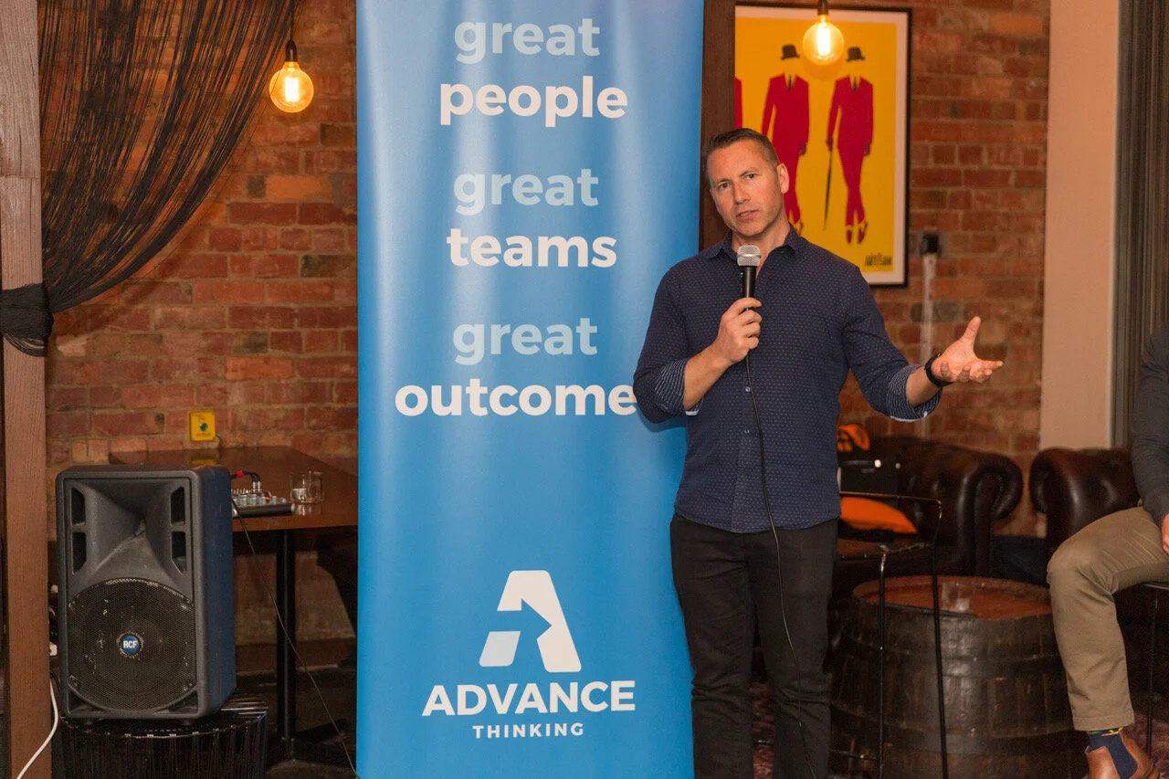 Andrew Ford, Advance Thinking event.jpeg. Andrew Ford, Social Star, personal branding, photo