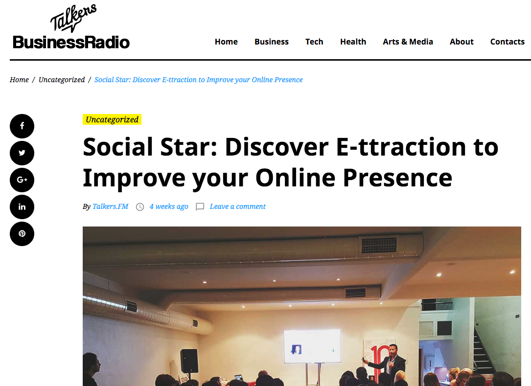 e-ttraction media : How to get interviews - My interview on Talkers Business Radio 