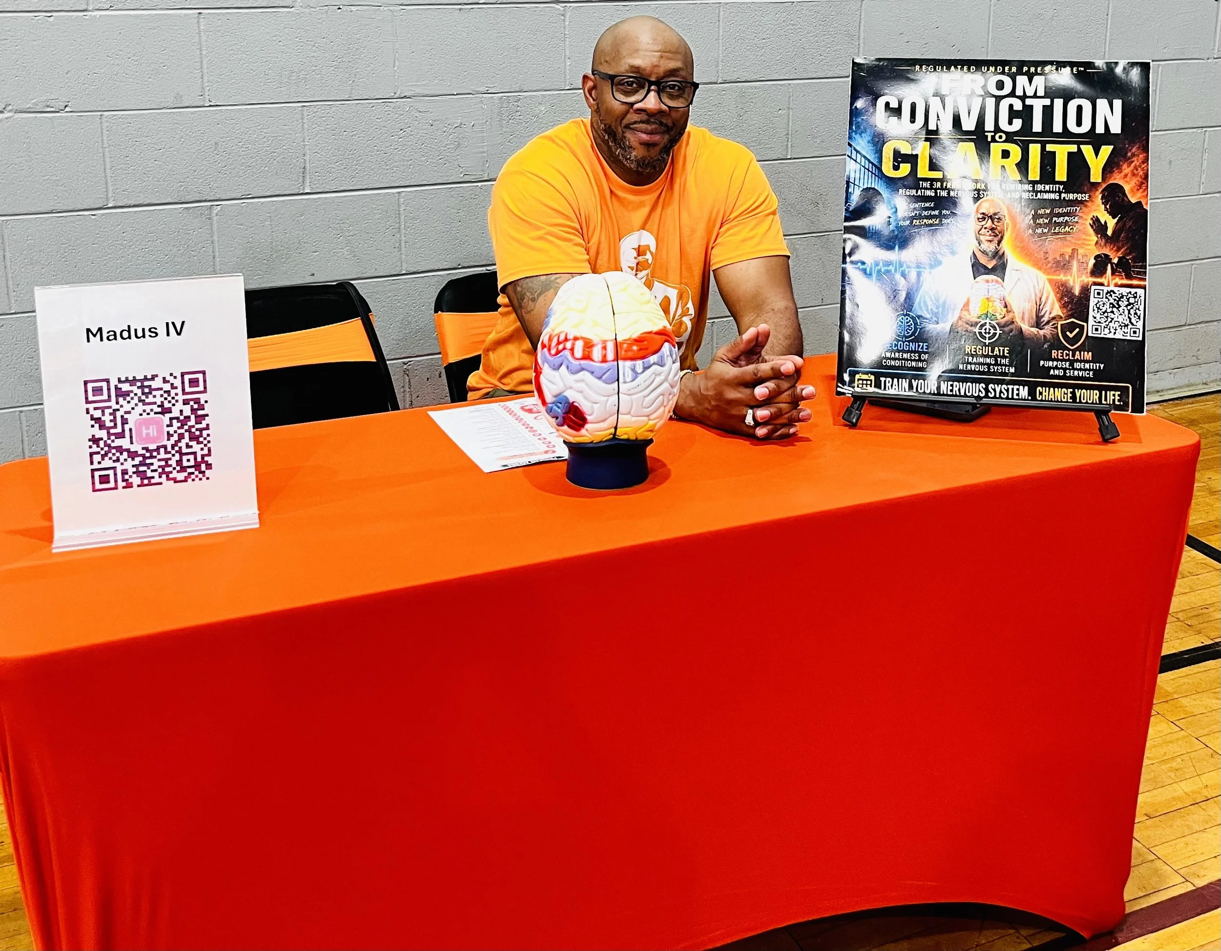 "Steps For Peace" wear orange event to end Gun Violence. 