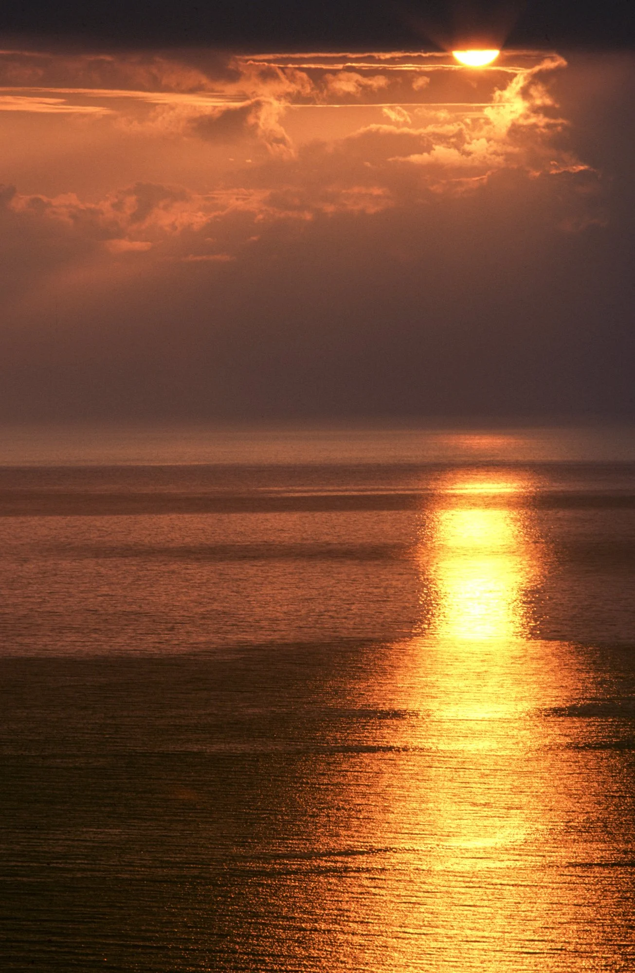 Lake Michigan Sunset in Clouds-2.jpg